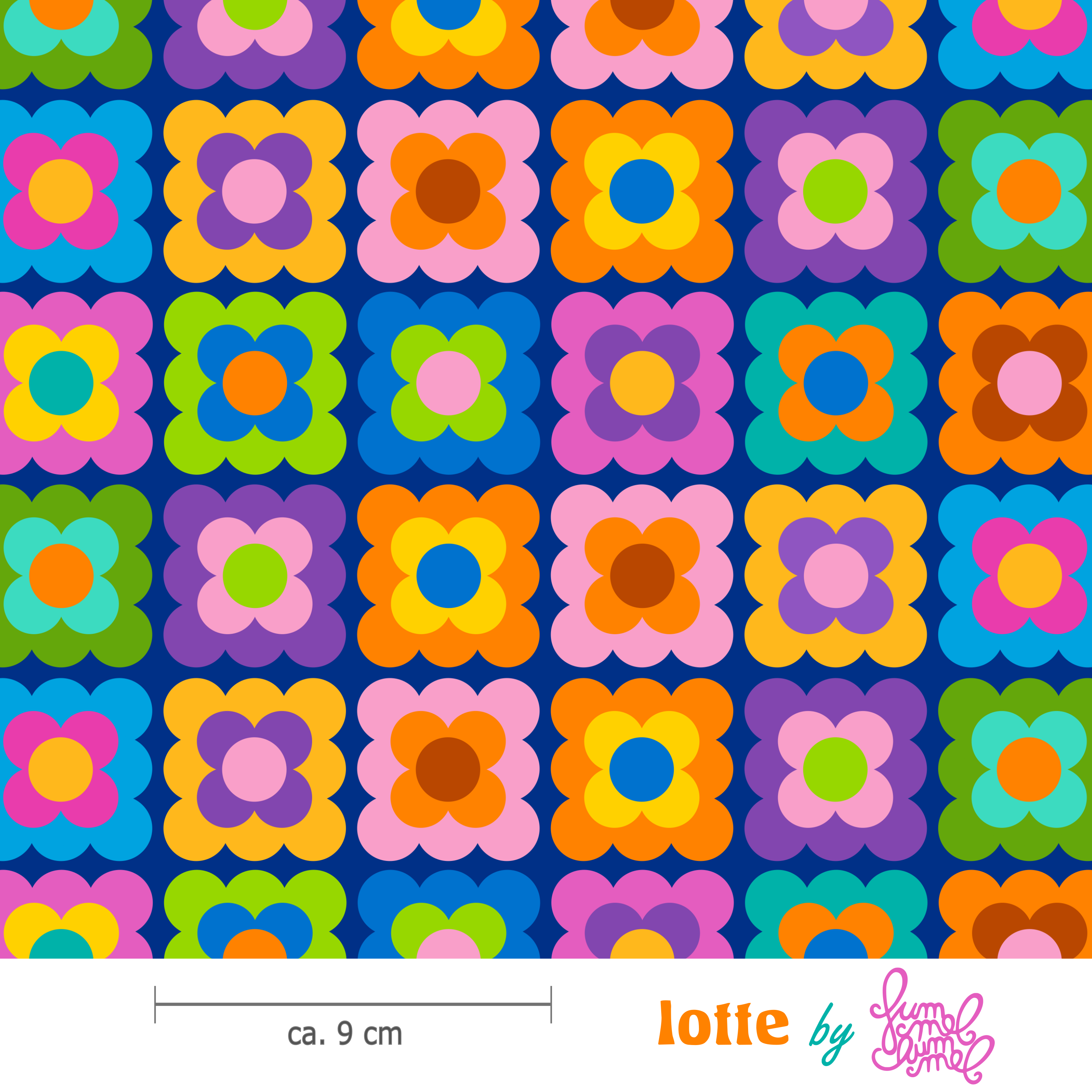 Bio Fabric - Lotte blue