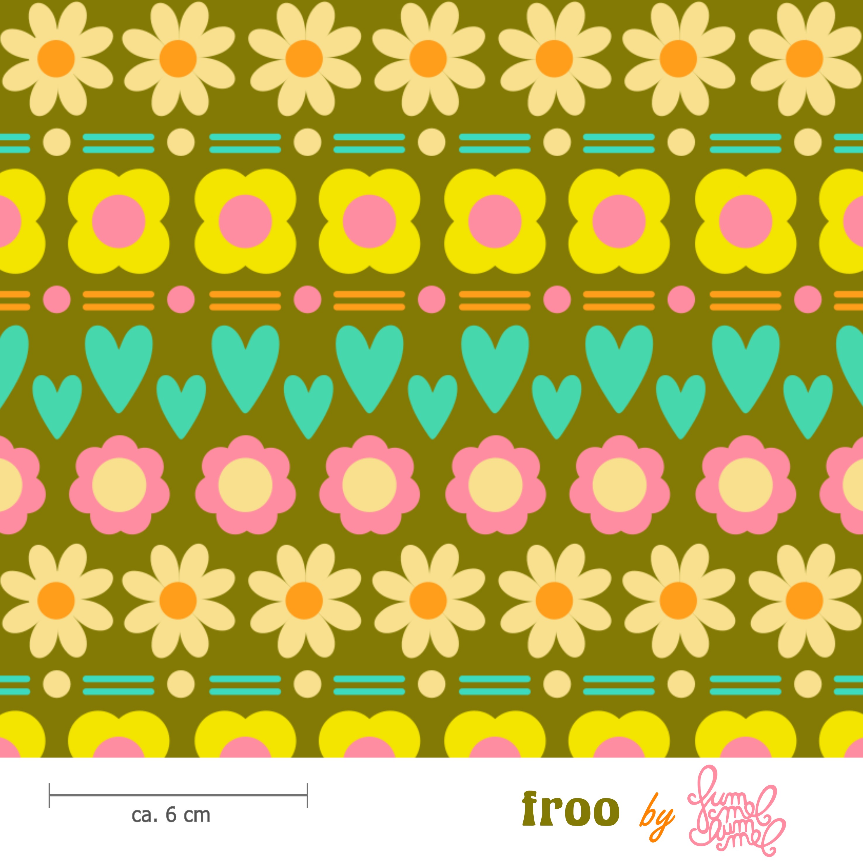 Bio Stoff - Froo Moos von Fummelhummel in grün