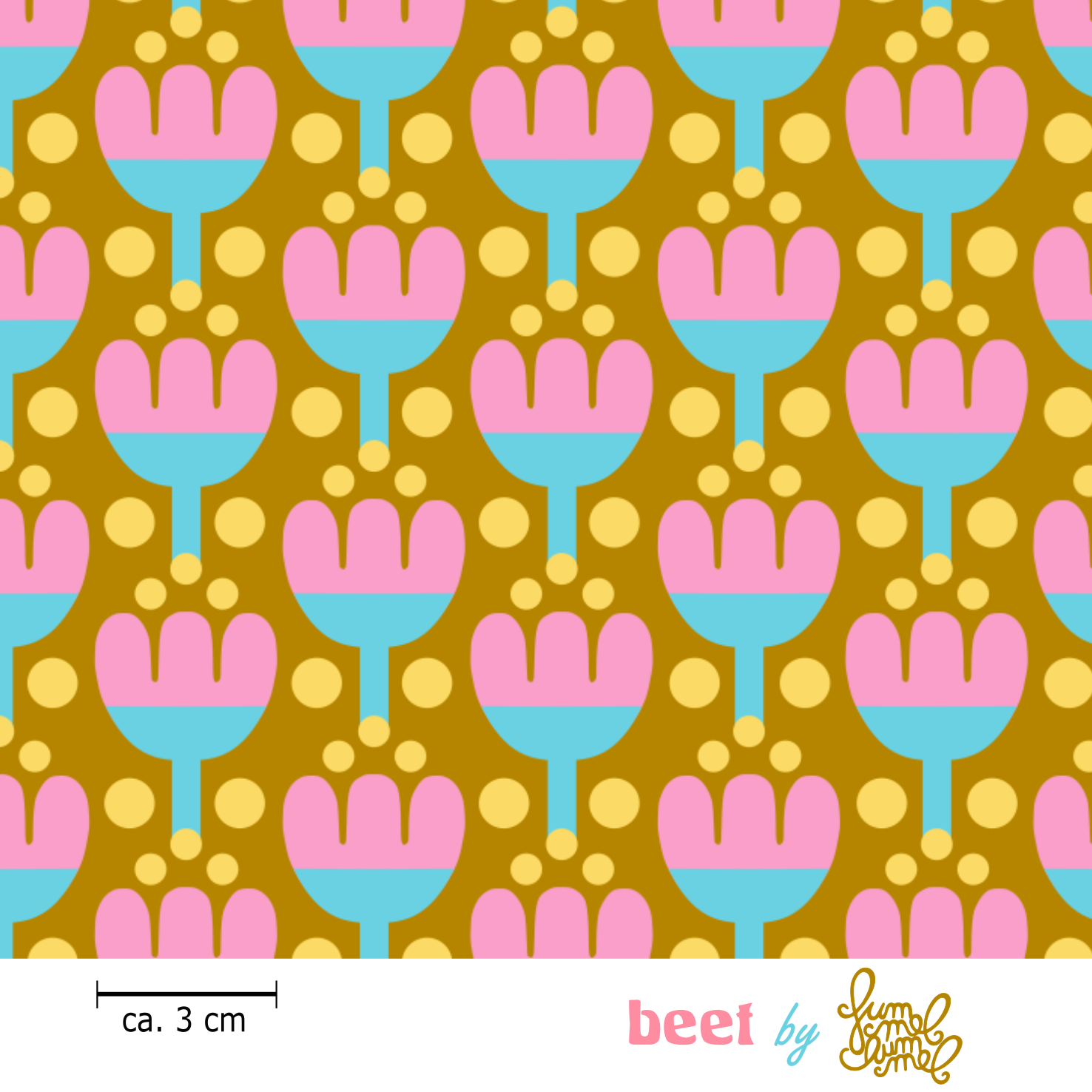 Bio Stoff - Beet Senf von Fummelhummel in senf