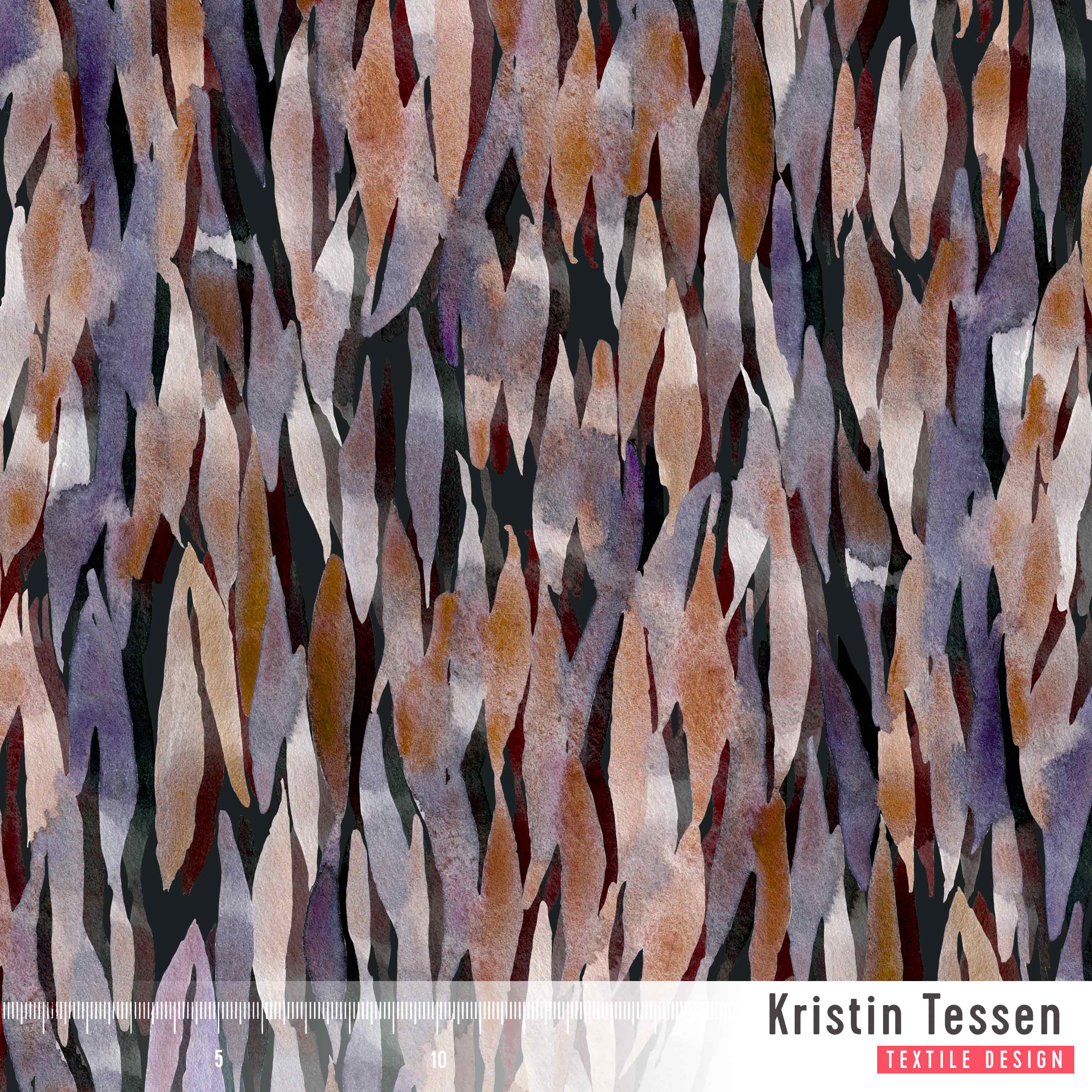 Bio Fabric - Wildstripes brown