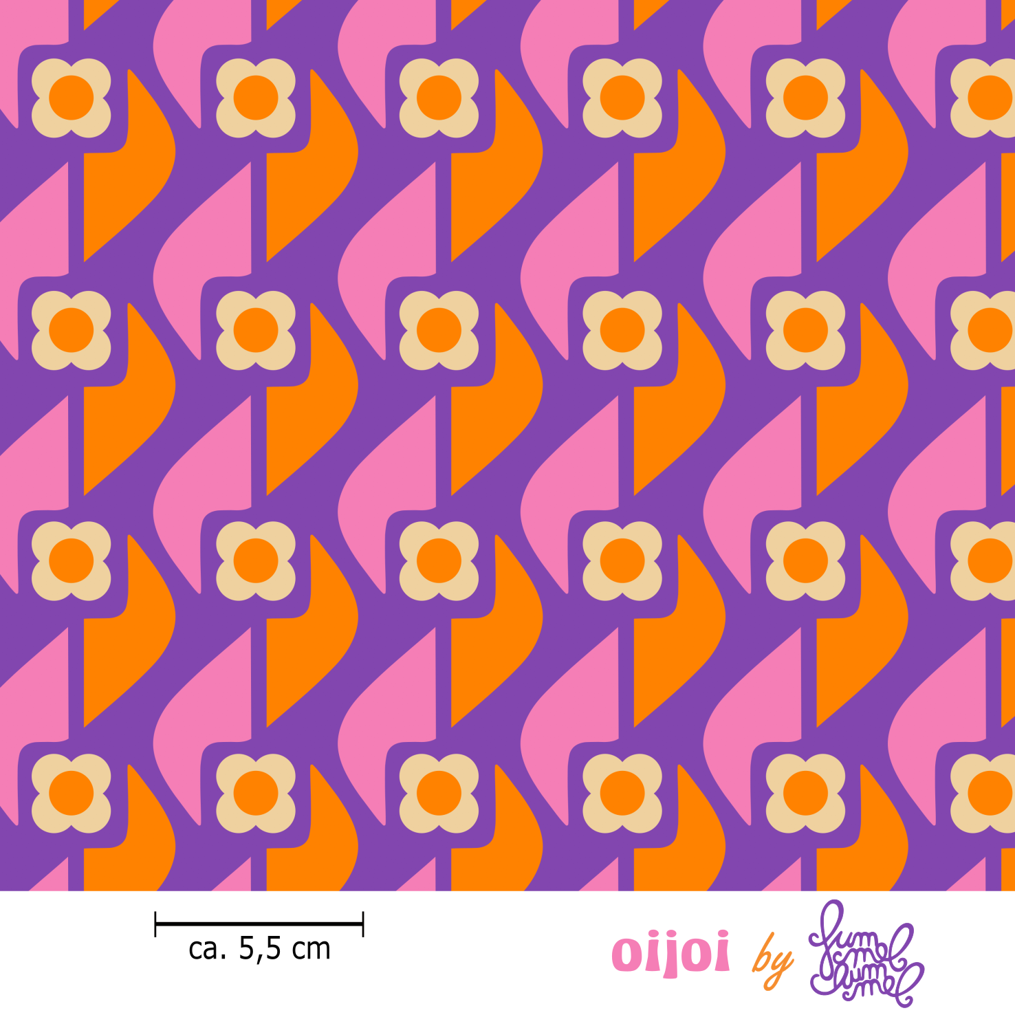 Bio Fabric - Oijoi Berry by Fummelhummel in purple