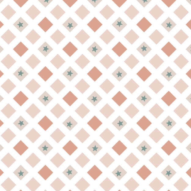 Organic fabric - Gitter white - misspeppels