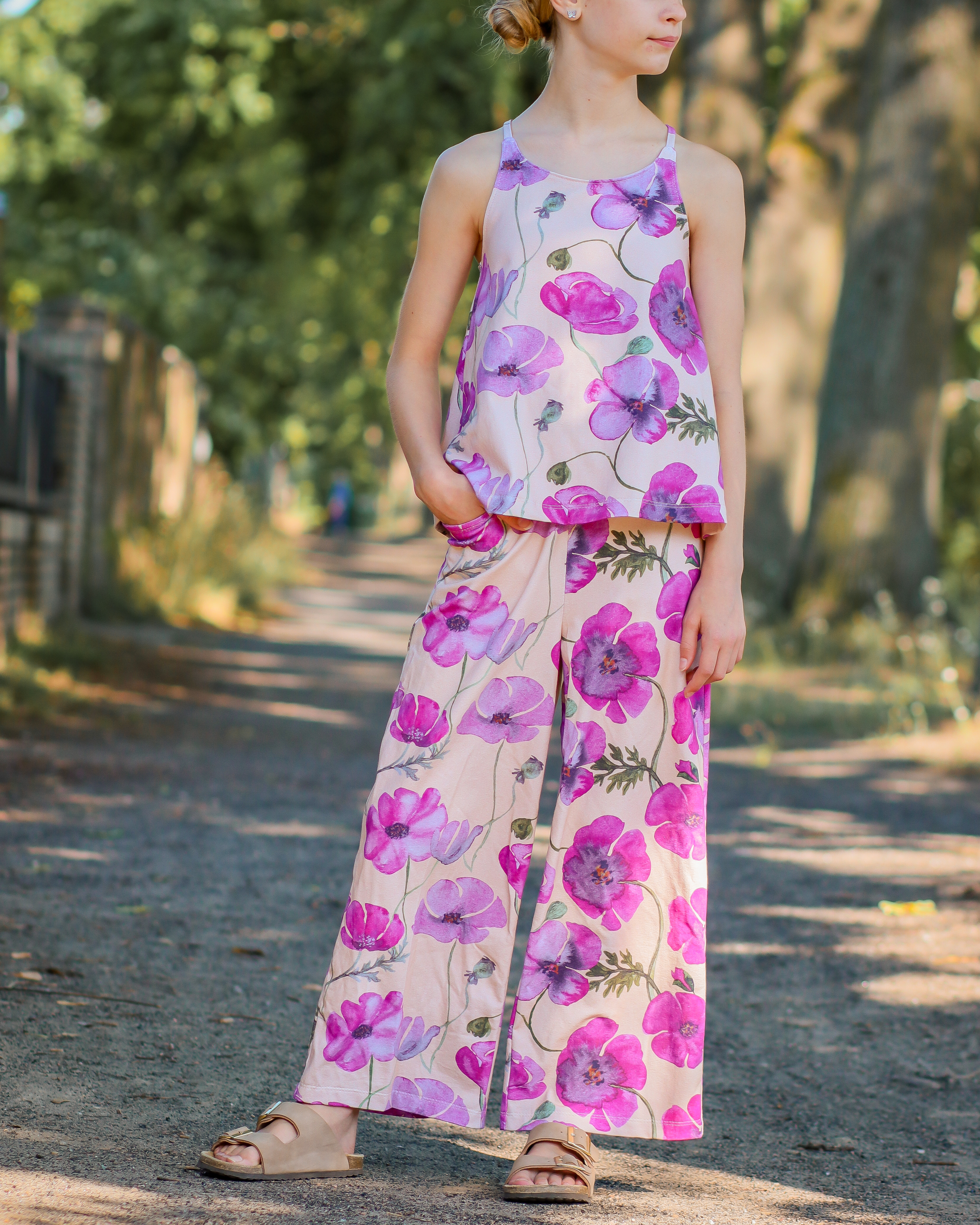 Organic fabric -  Mohna pink
