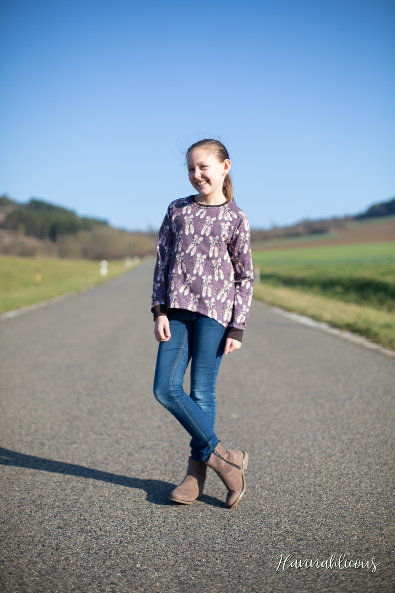 Bio Webware Stoff - Ballettschuhe - LilleSelection, braun, 100% Bio-Baumwolle Bio Webware Stoff - Ballettschuhe - LilleSelection, braun, 100% Bio-Baumwolle