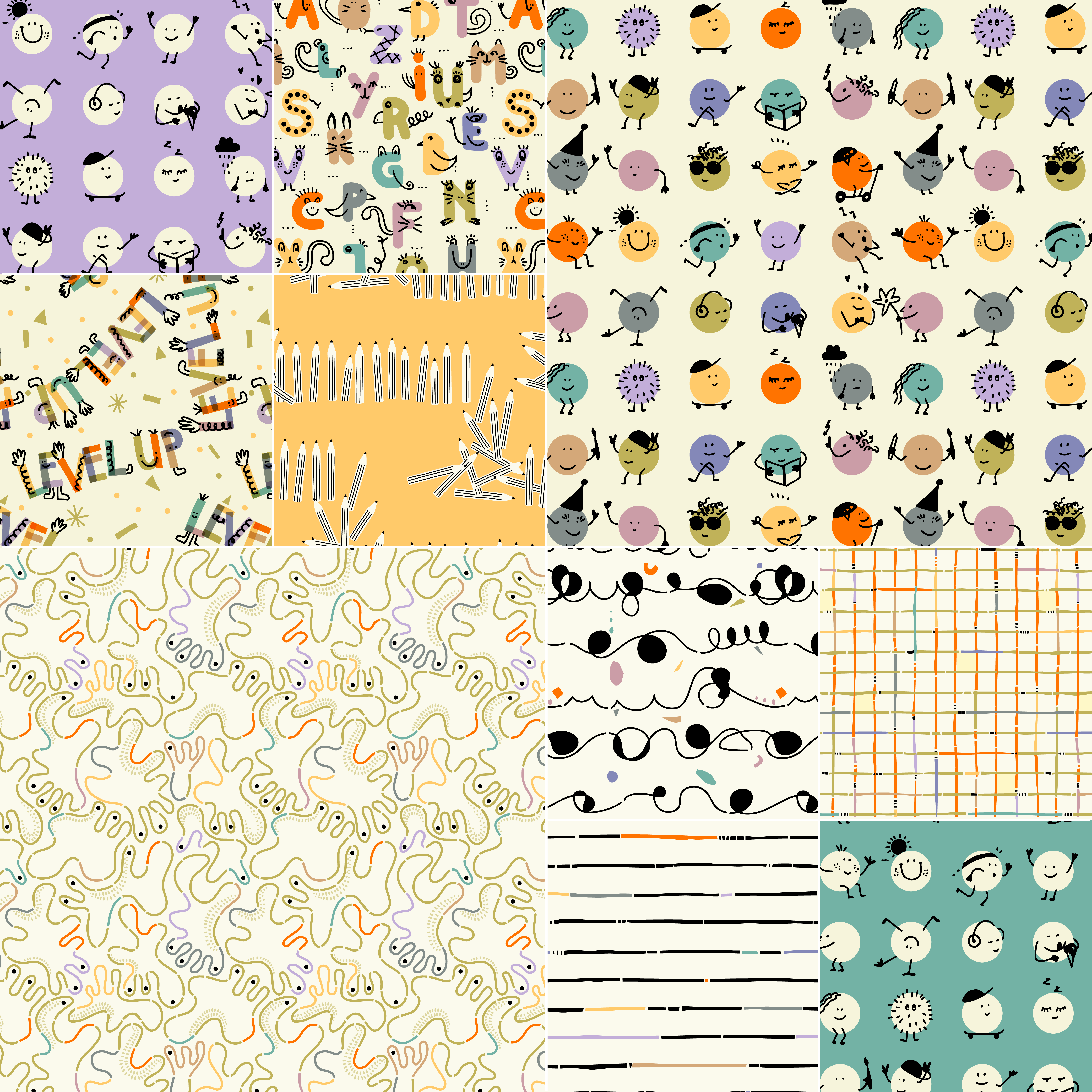 Organic fabric -  Kids Day Writing