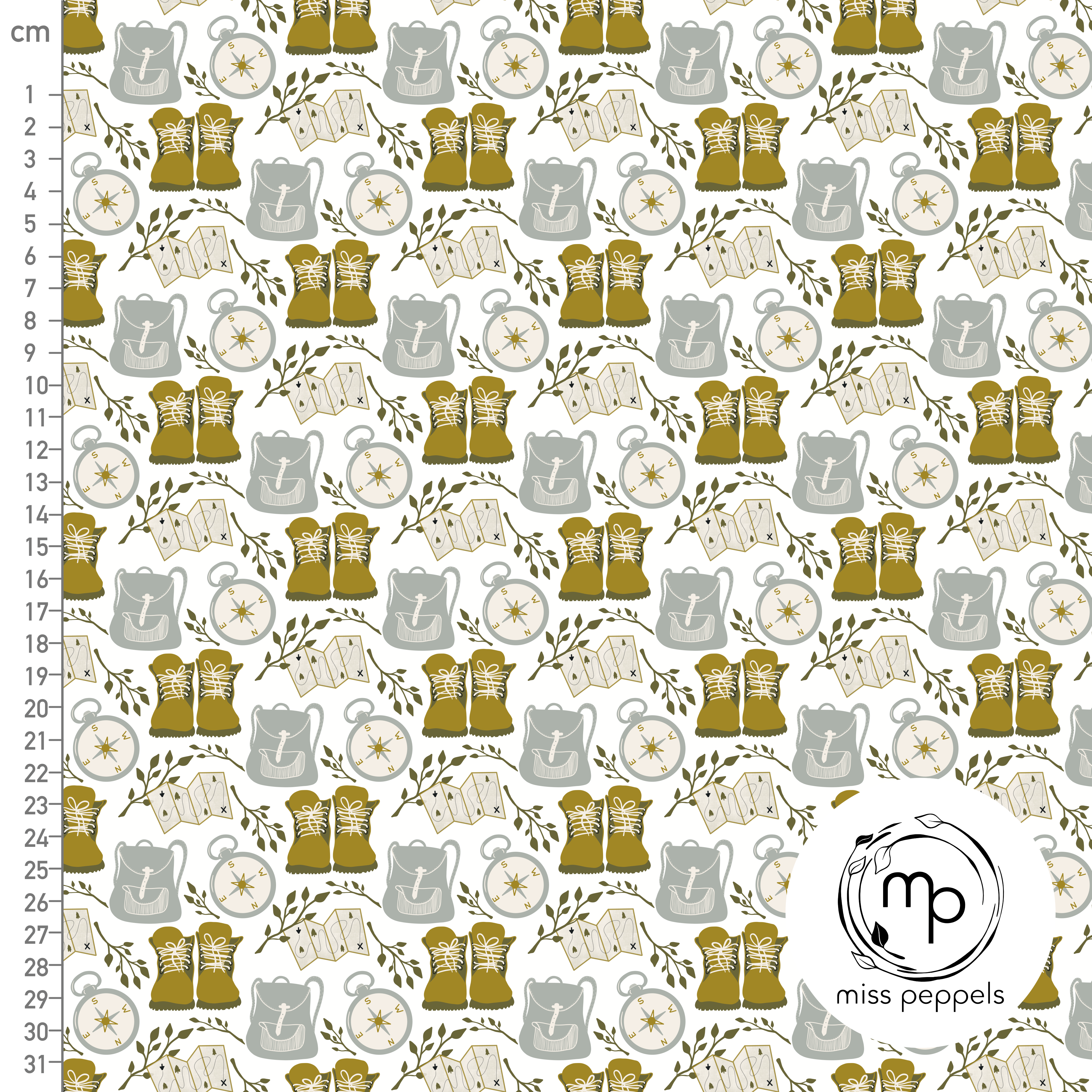 Bio Fabric - Hiking White by misspeppels in beige