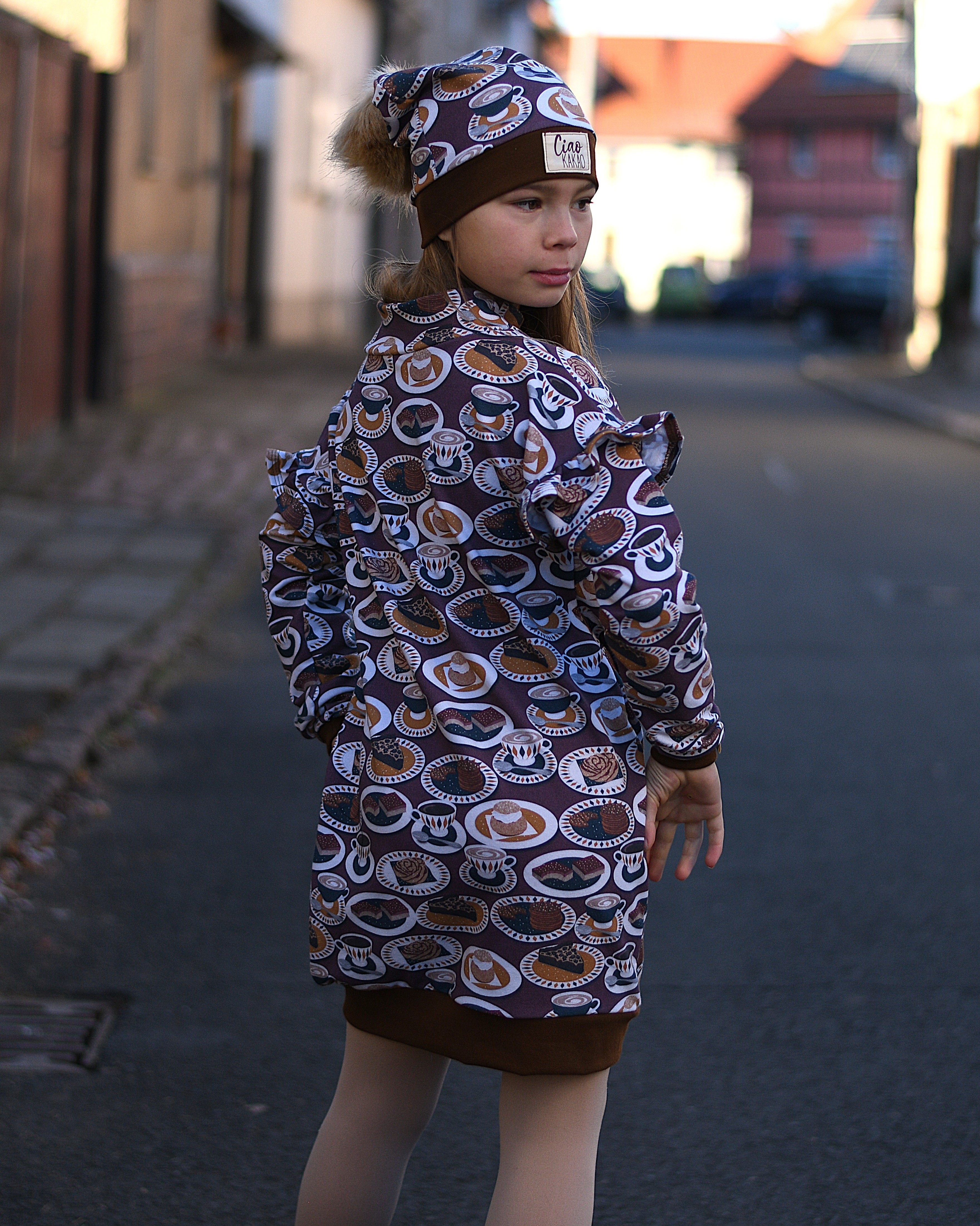 Organic Fabric - Cozy Coffee Table blue