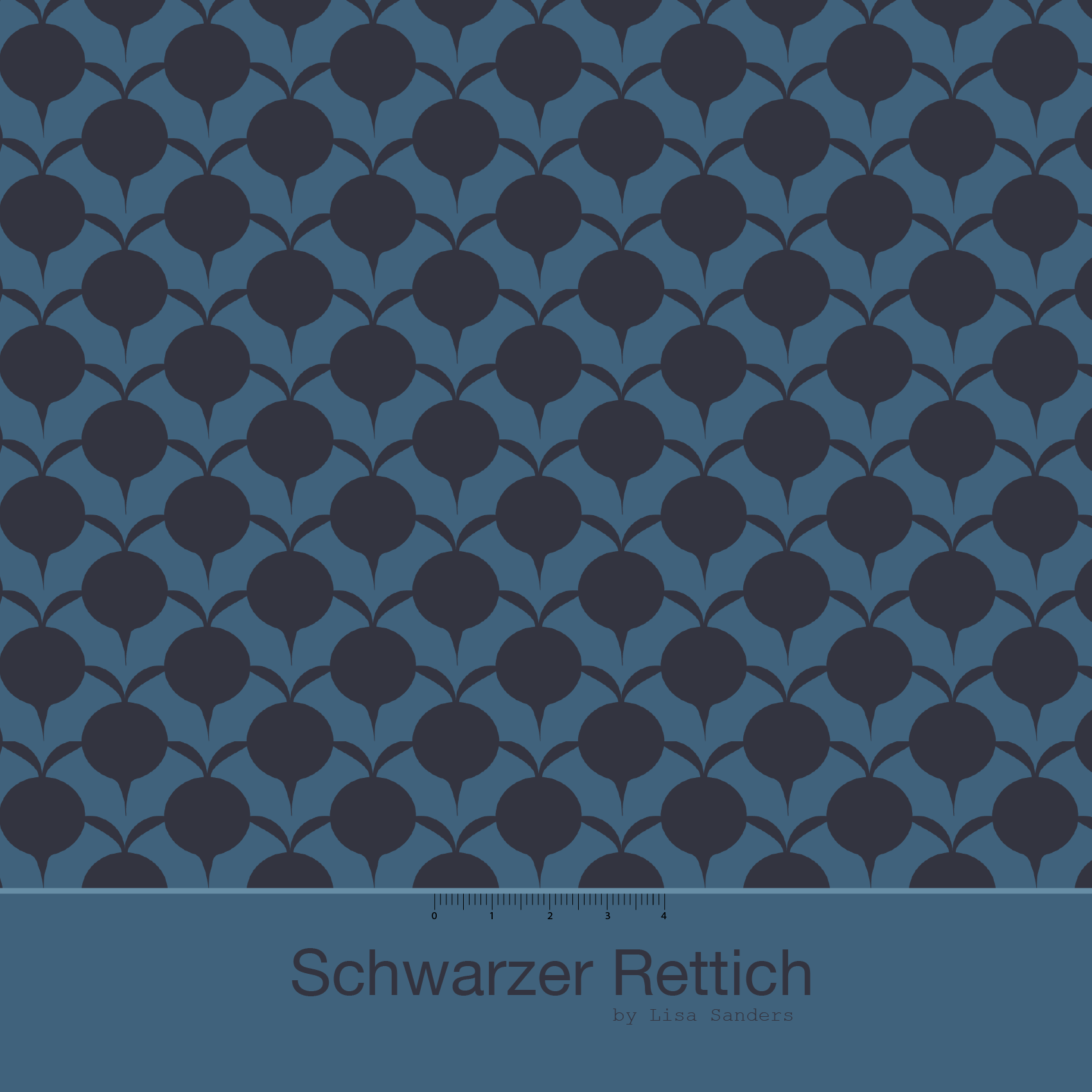 Bio Webware Stoff - Schwarzer Rettich - LisaSanders, blau, Obst & Gemüse, Essen, 100% Bio-Baumwolle Bio Webware Stoff - Schwarzer Rettich - LisaSanders, blau, Obst & Gemüse, Essen, 100% Bio-Baumwolle