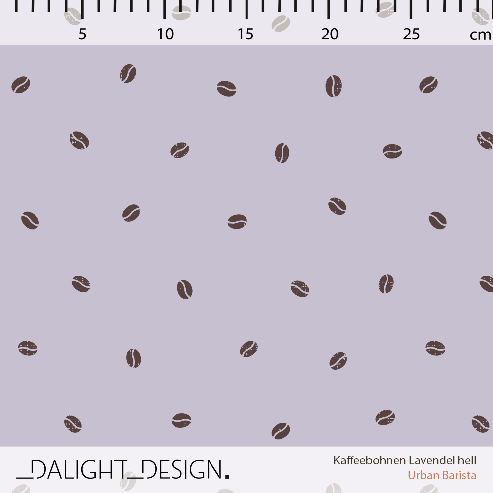 Organic Fabric - Light Lavender Coffee Beans 