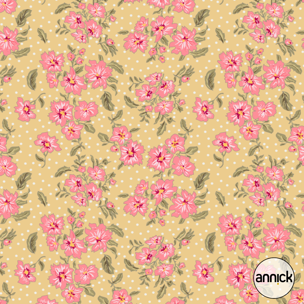 Bio Webware Stoff - Floral Heritage Bouquet Vintage Pink - Annick, beige, Floral & Blumen 100% Bio-Baumwolle Bio Webware Stoff - Floral Heritage Bouquet Vintage Pink - Annick, beige, Floral & Blumen 100% Bio-Baumwolle