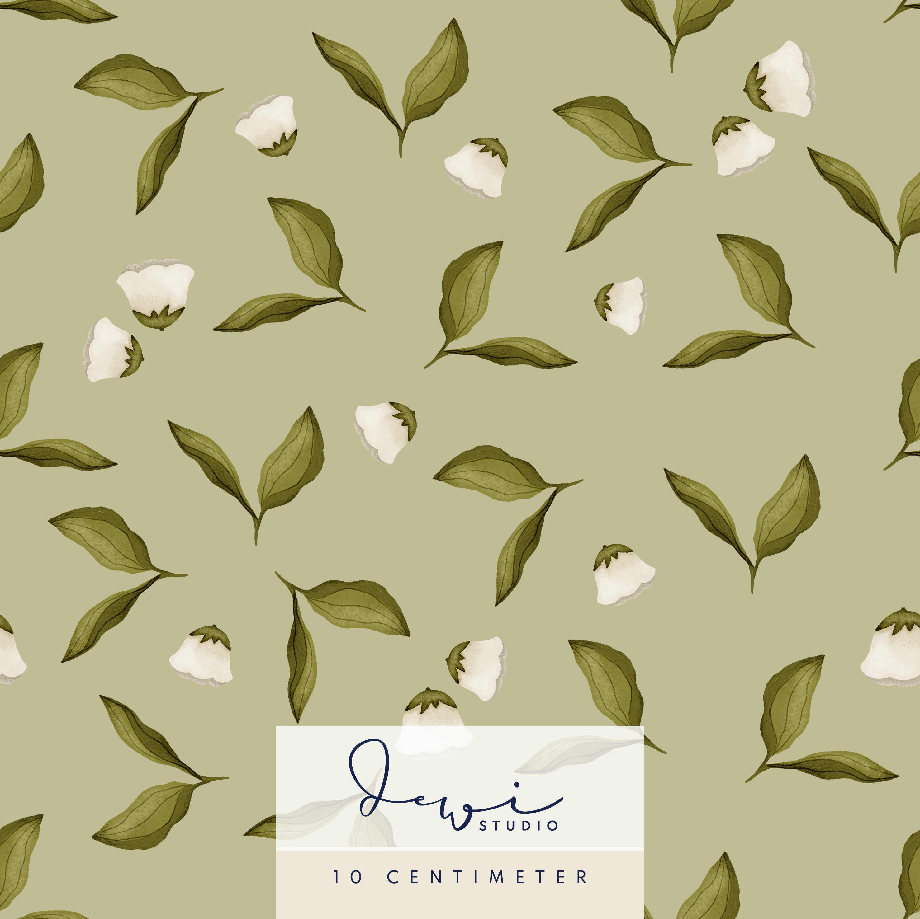 Bio Webware Stoff - Kleines Küken Maiglöckchen - DewiStudio, Ostern, Floral & Blumen, grün, 100% Bio-Baumwolle Bio Webware Stoff - Kleines Küken Maiglöckchen - DewiStudio, Ostern, Floral & Blumen, grün, 100% Bio-Baumwolle
