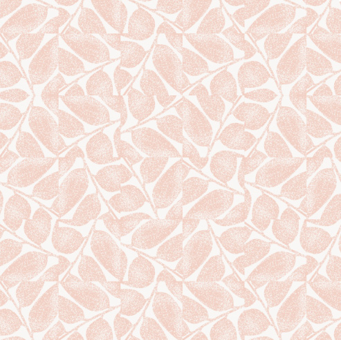 Bio Stoff  - Blätter Puzzle rosa