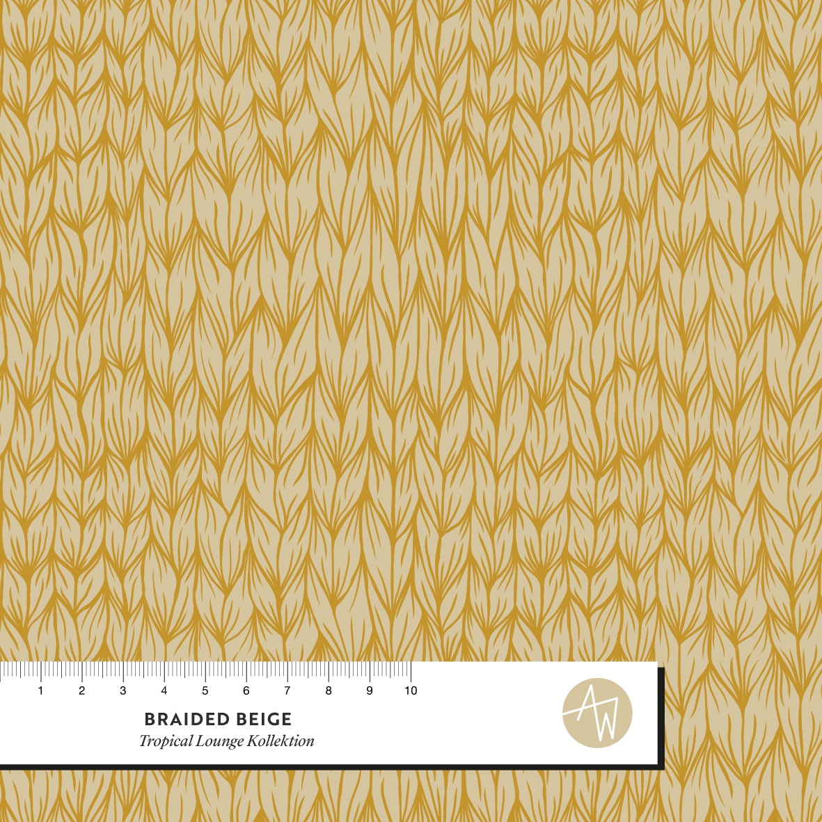 Bio Webware Stoff - Braided Beige - AlexandraWeise, beige, Streifen 100% Bio-Baumwolle Bio Webware Stoff - Braided Beige - AlexandraWeise, beige, Streifen 100% Bio-Baumwolle