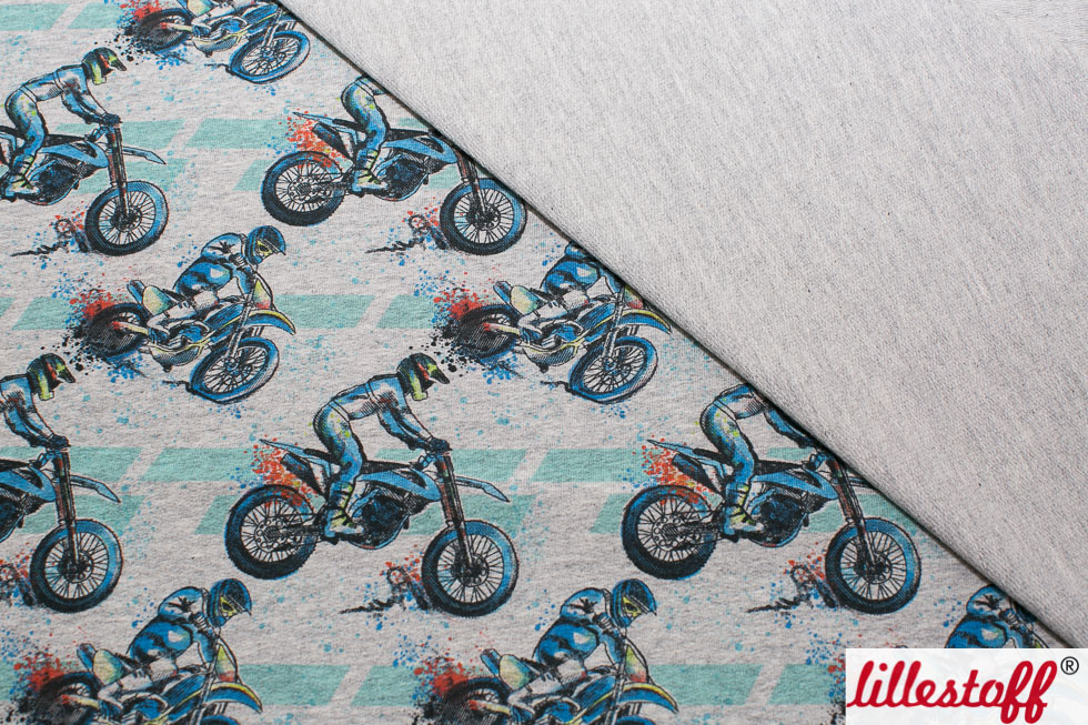 Bio Jersey Stoff - Offroad grau - LilleSelection, meliert, Breite 150 cm Bio Jersey Stoff - Offroad grau - LilleSelection, meliert, Breite 150 cm