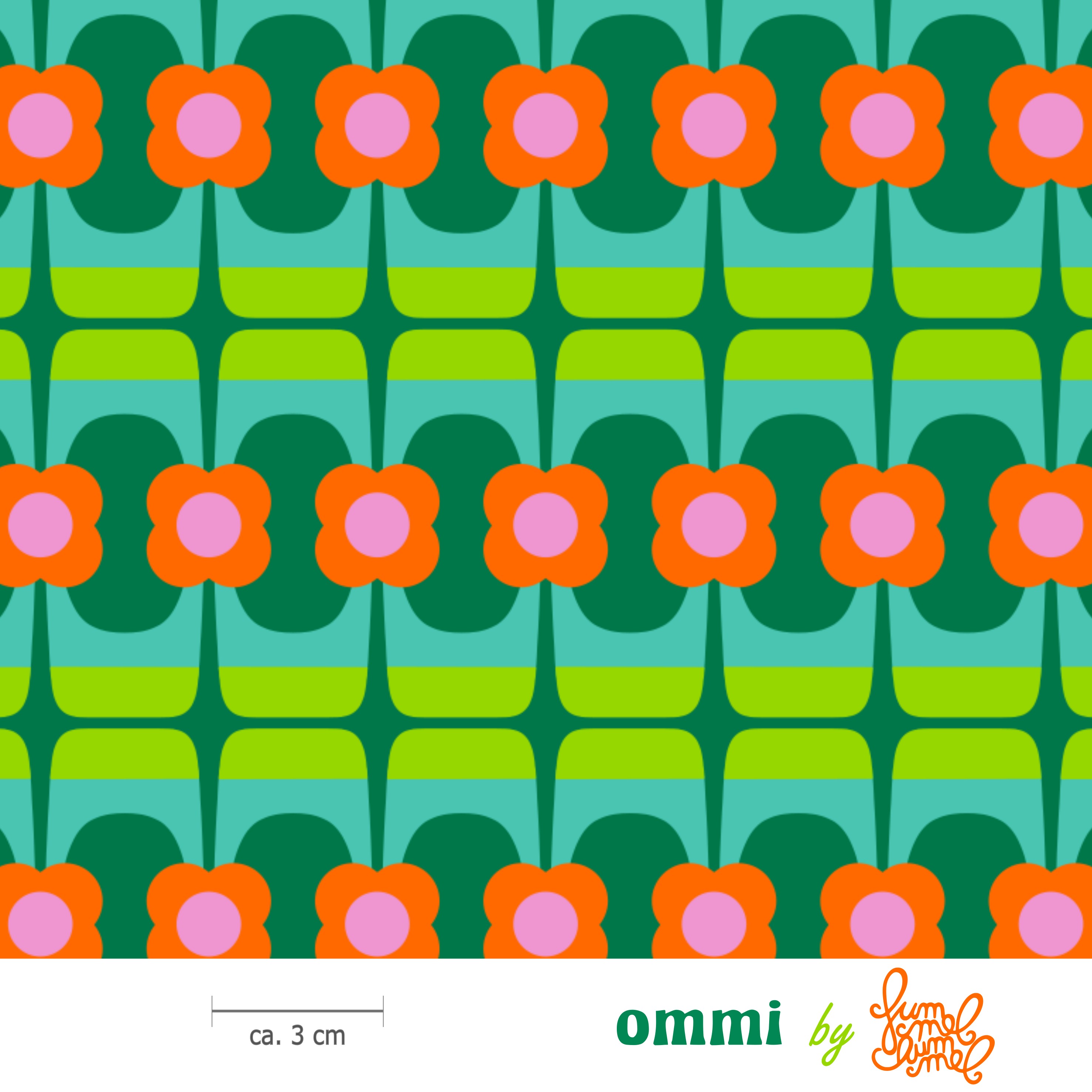 Bio Stoff - Ommi Gruen von Fummelhummel in grün