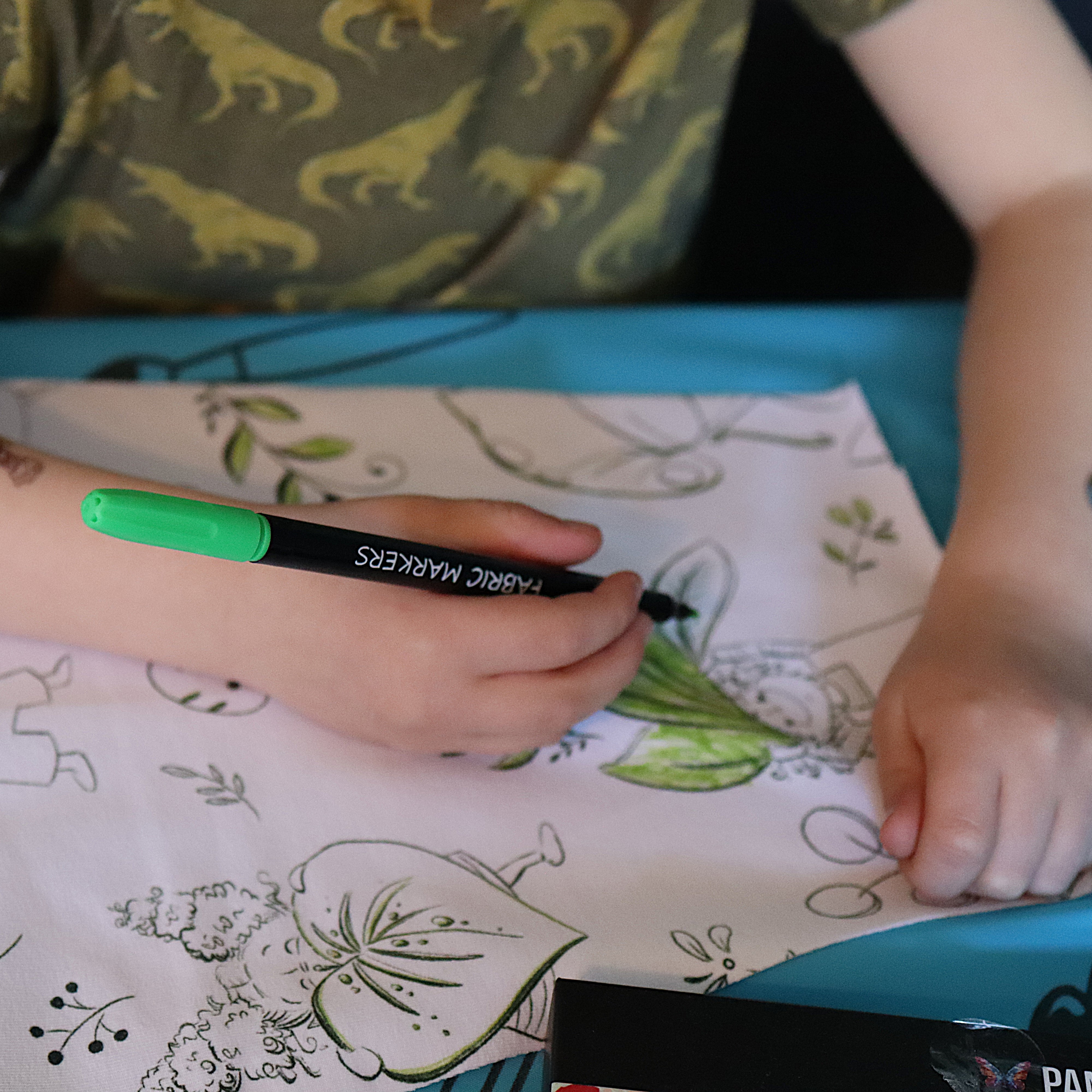 Bio Stoff  -  Botanical Fairytale Skizze weiß, groß