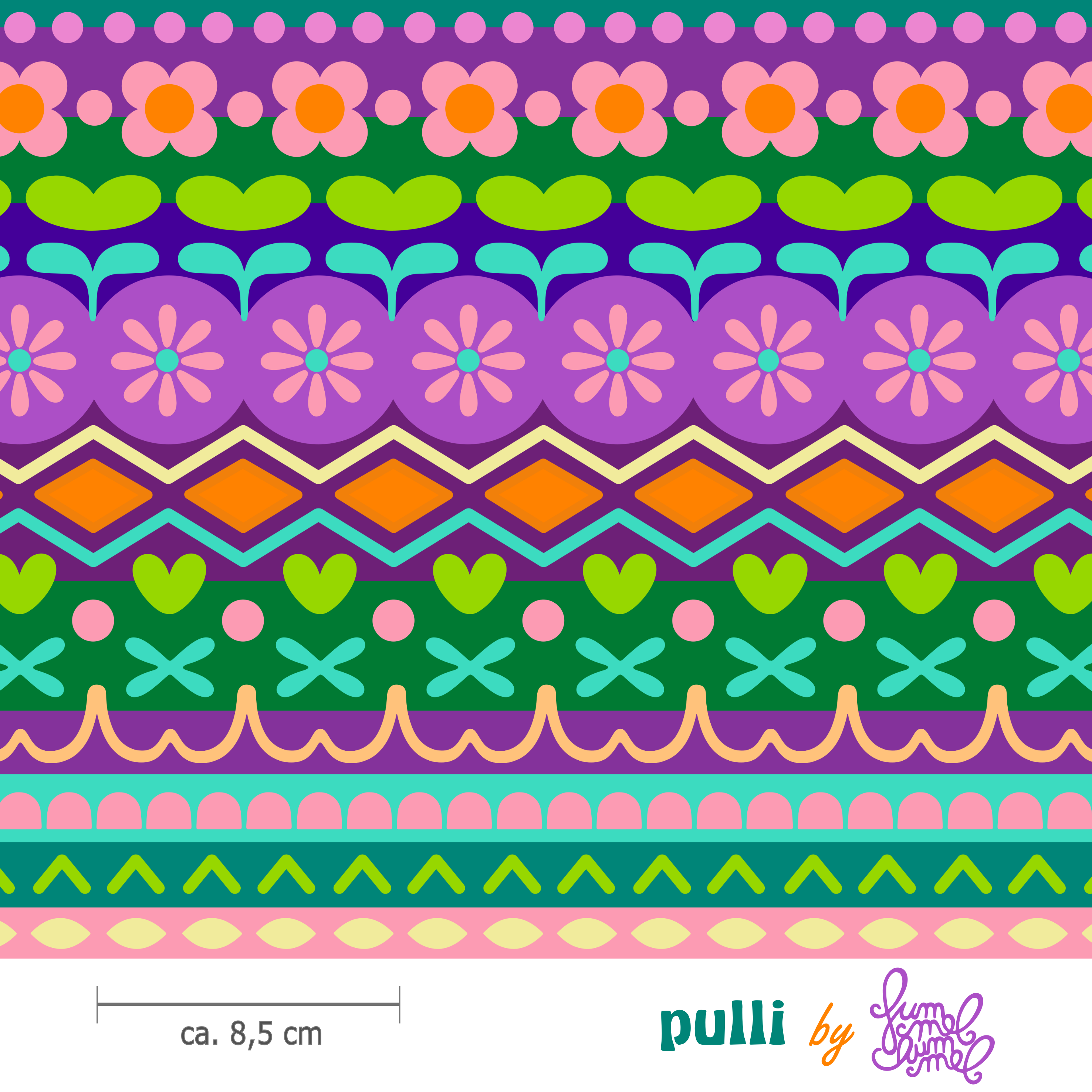 Organic Fabric - Pulli lilabunt