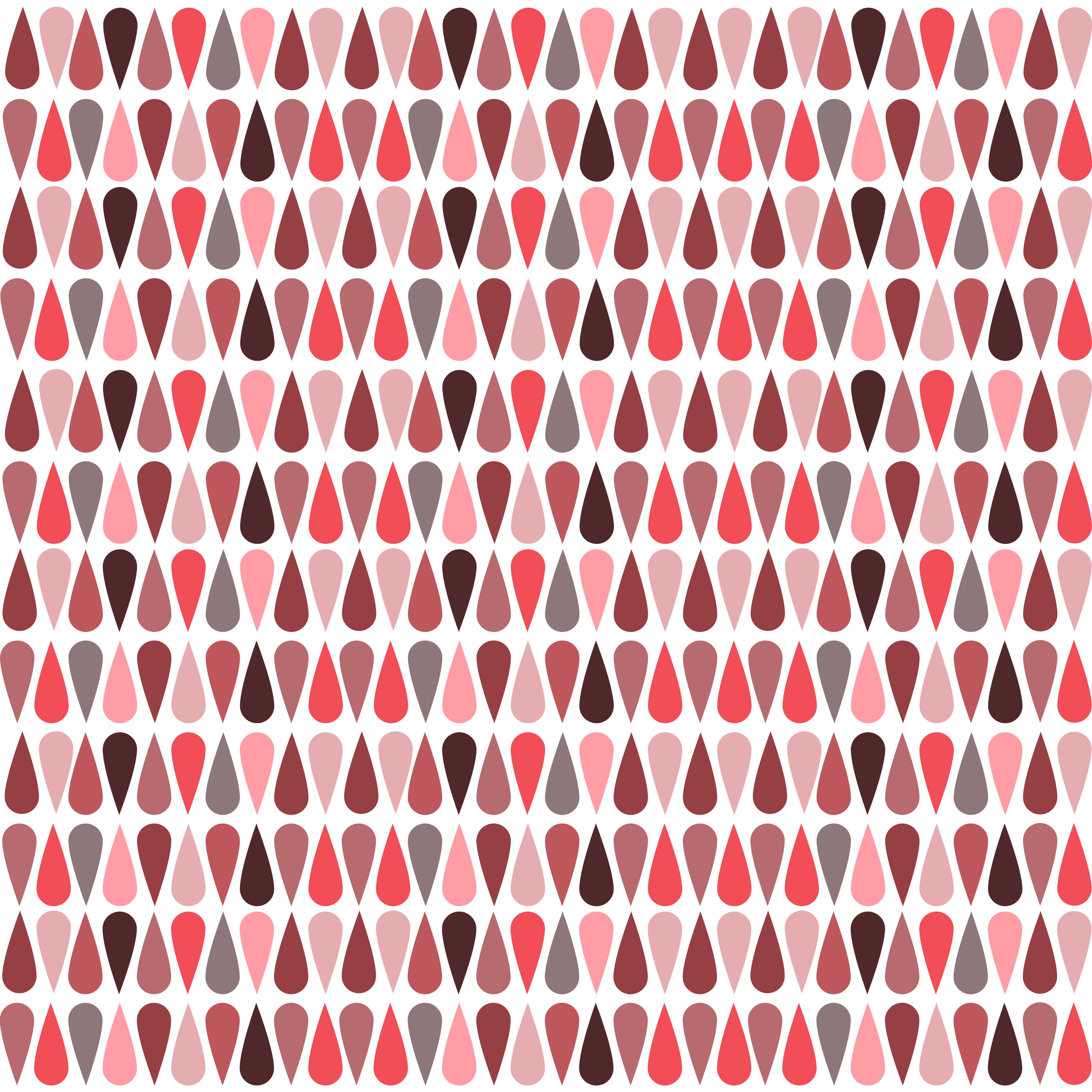Bio Stoff - Retro Drops Beere von Simone Kelly in rosa Bio Stoff - Retro Drops Beere von Simone Kelly in rosa