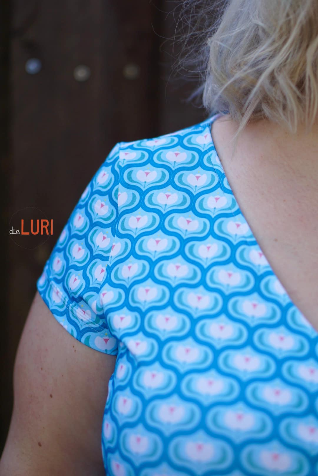 Organic fabric  -  Flower love lime green