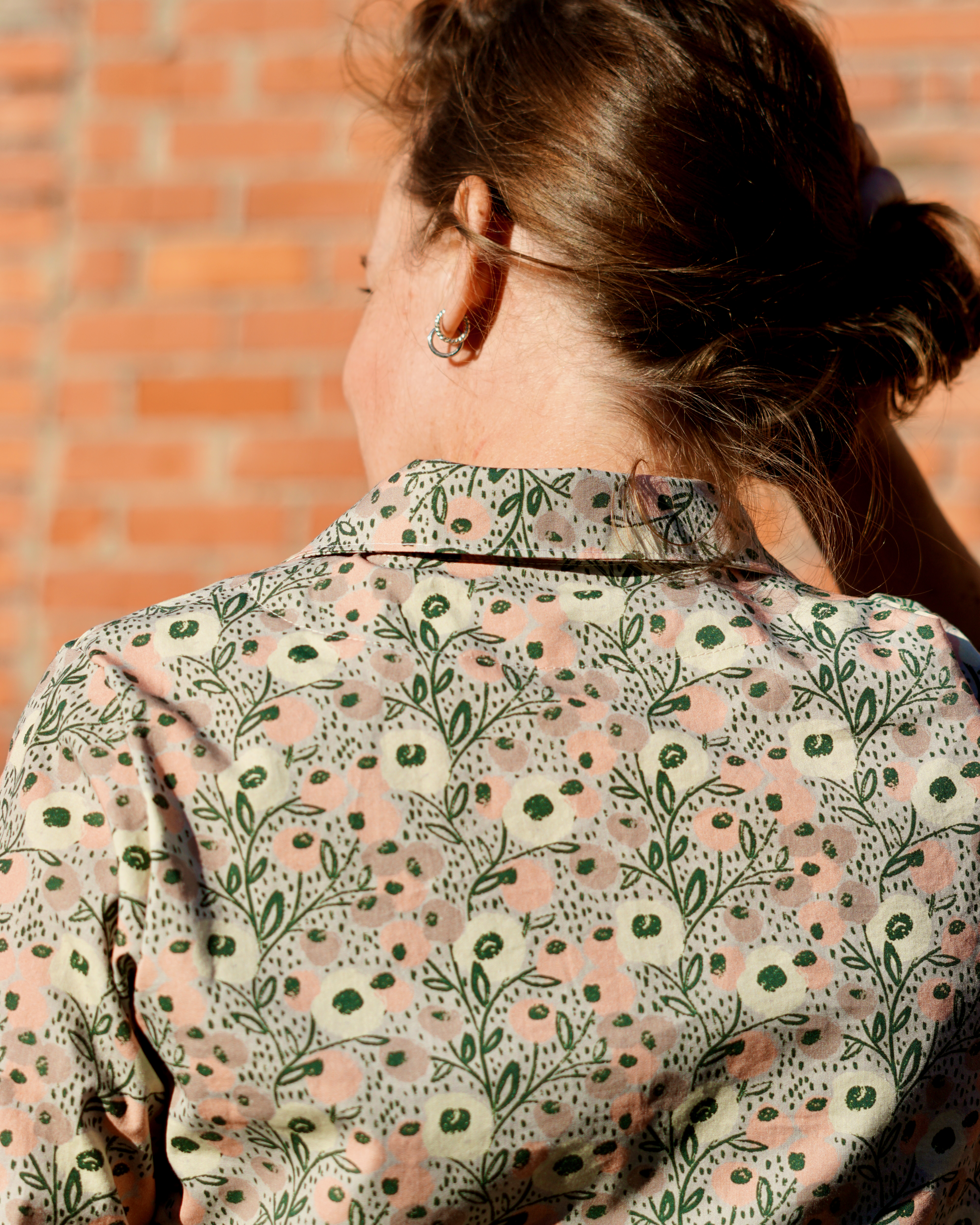 Organic fabric  - Enchanted Blossom
