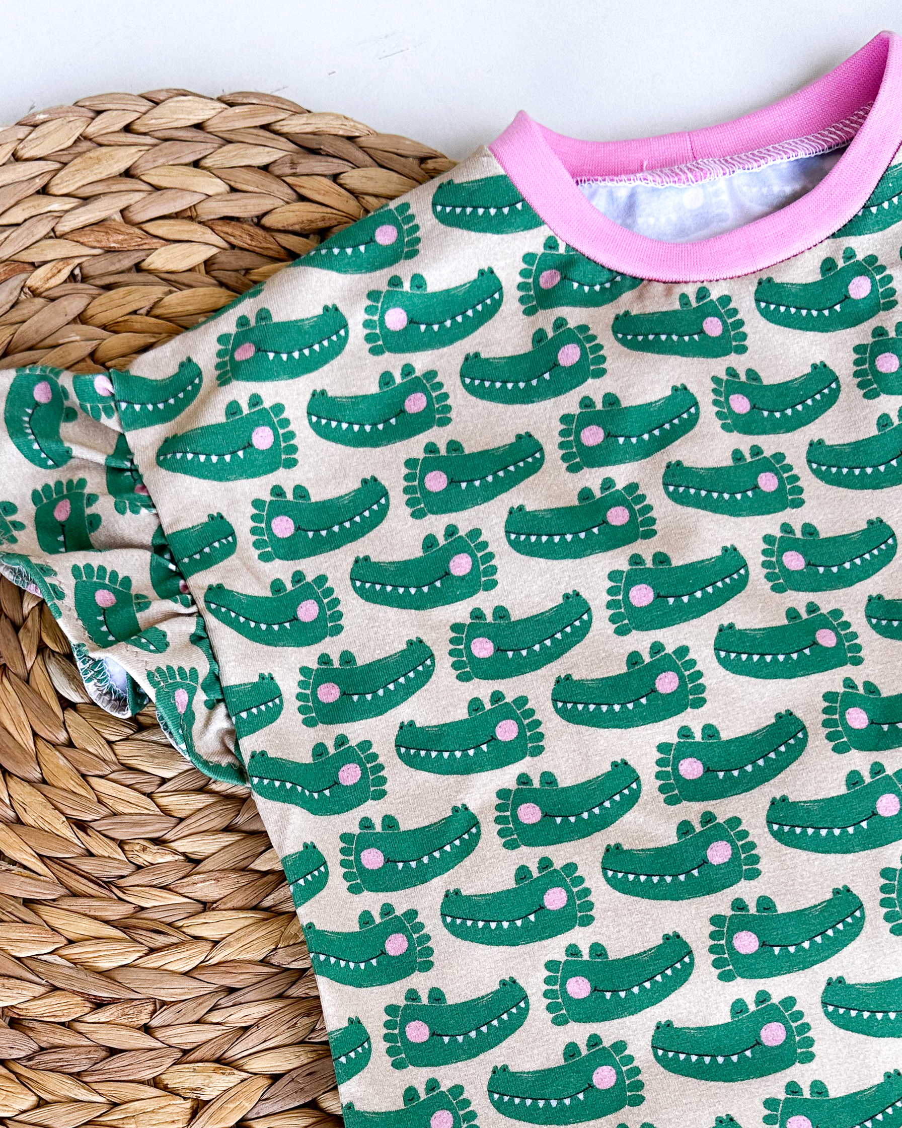 Organic fabric  - Little Snapper