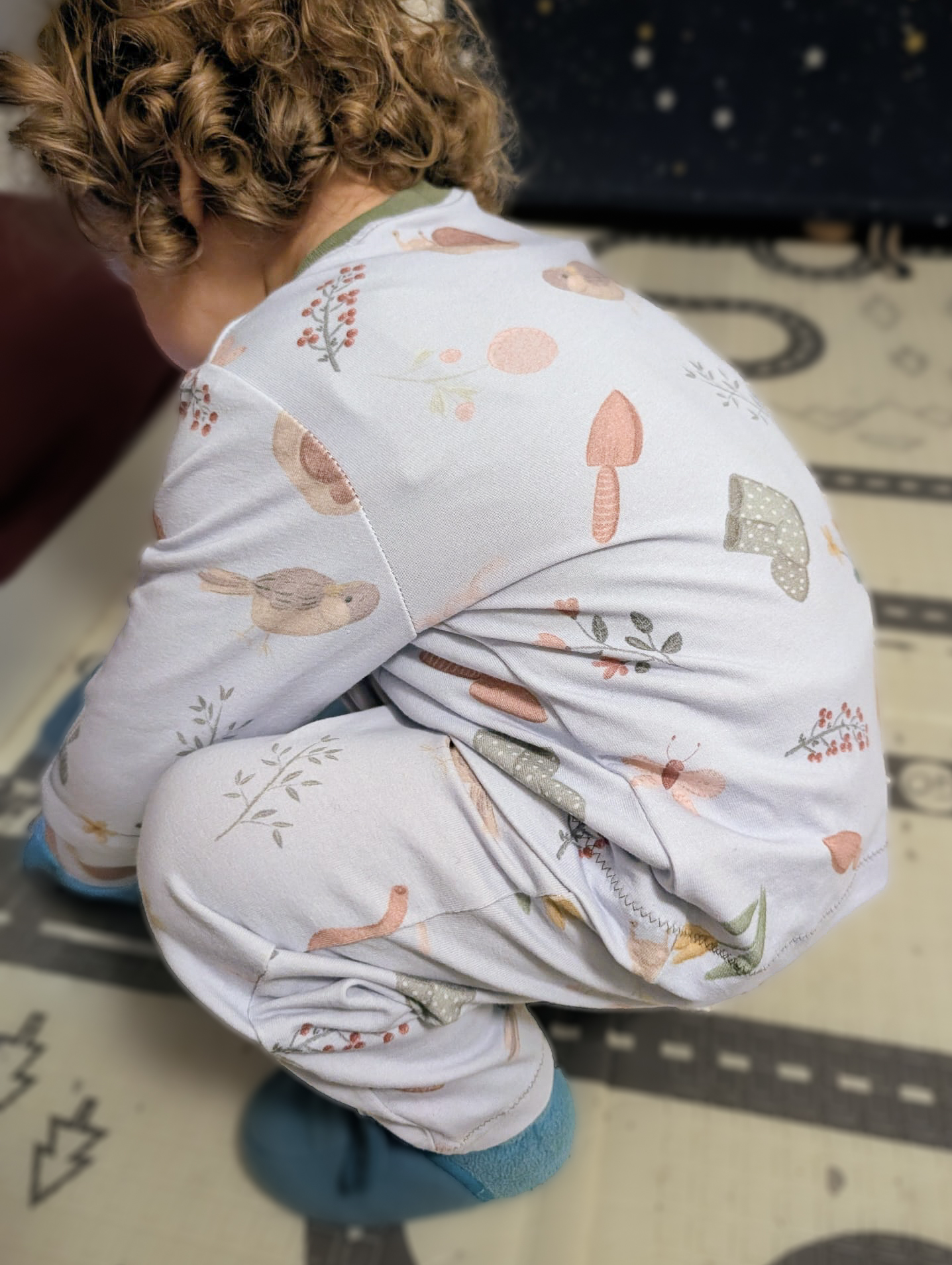 Bio Stoff  - Frühlingsgefühle flieder