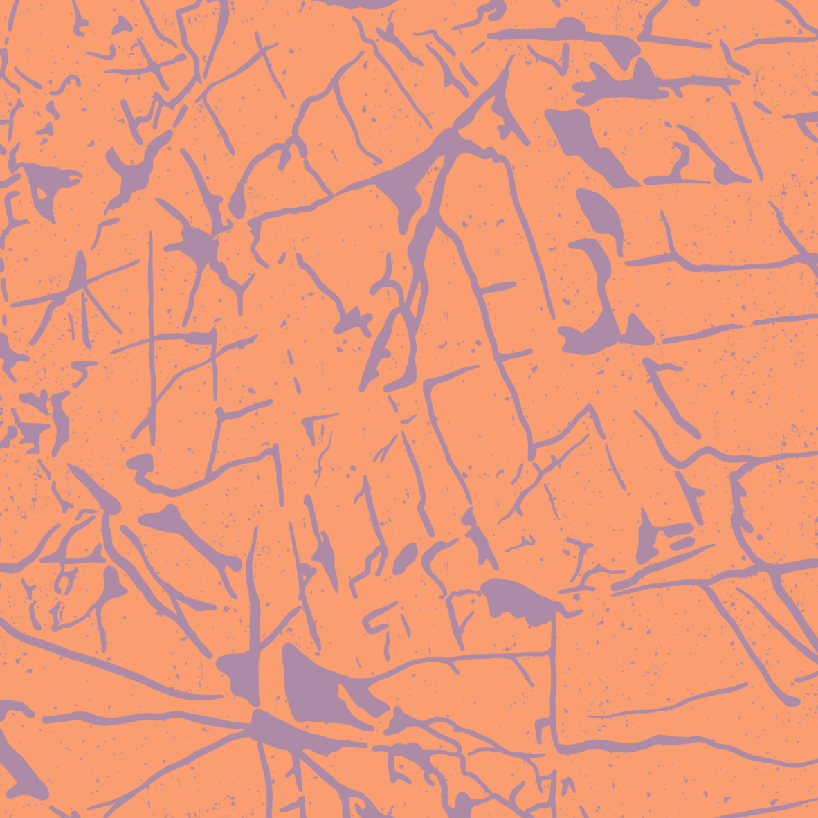 Organic Fabric  - Gleichklang Risse lilac, corall