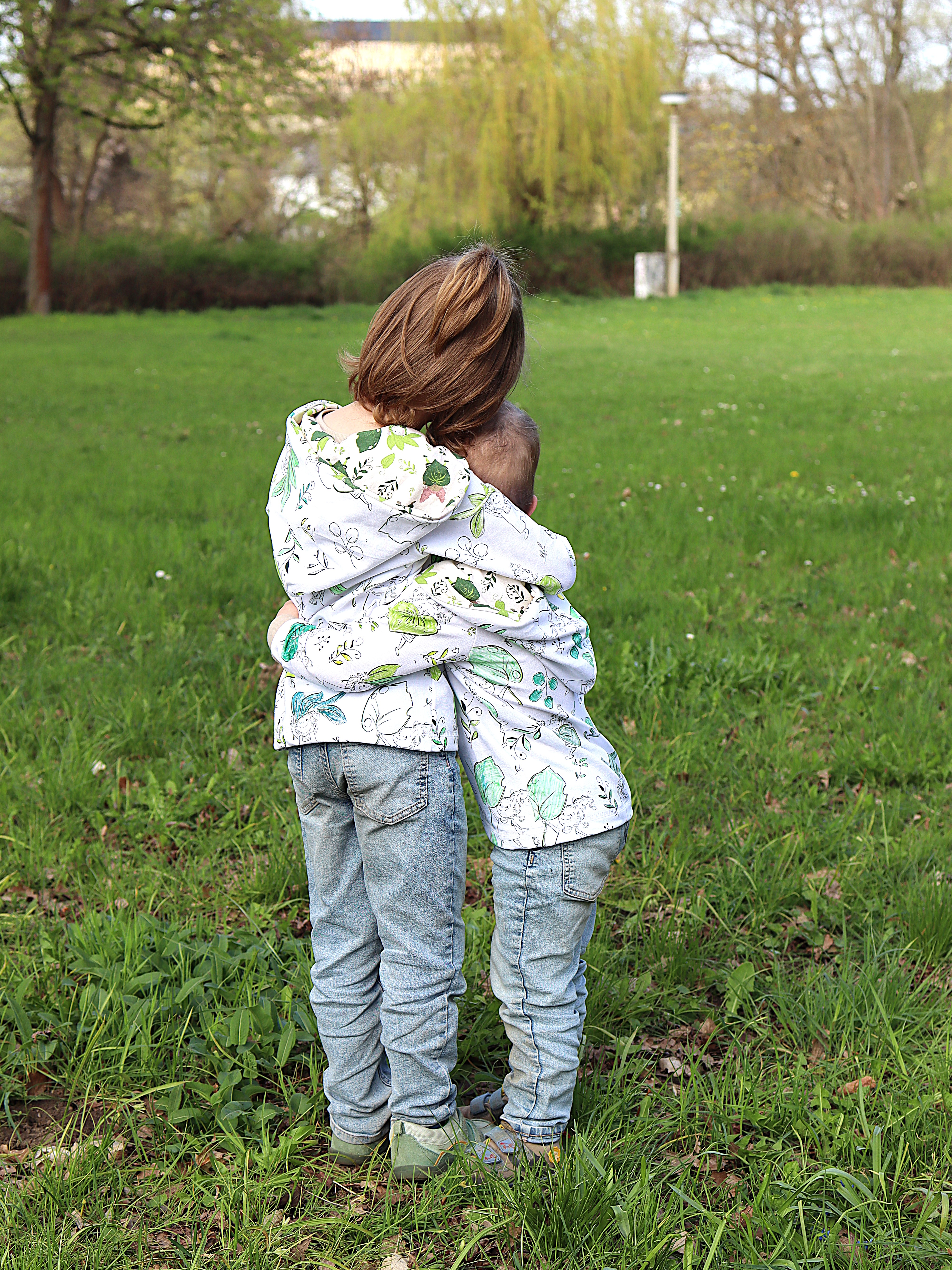 Bio Stoff  -  Botanical Fairytale Skizze weiß, groß