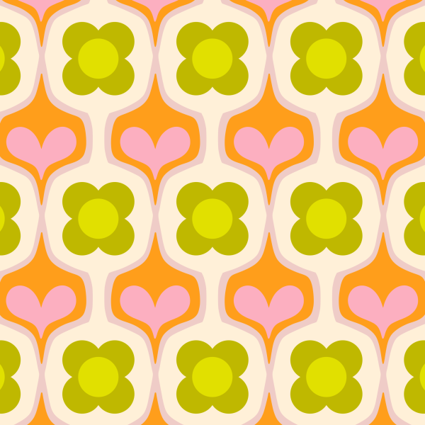 Organic fabric  - Kokkolores beige