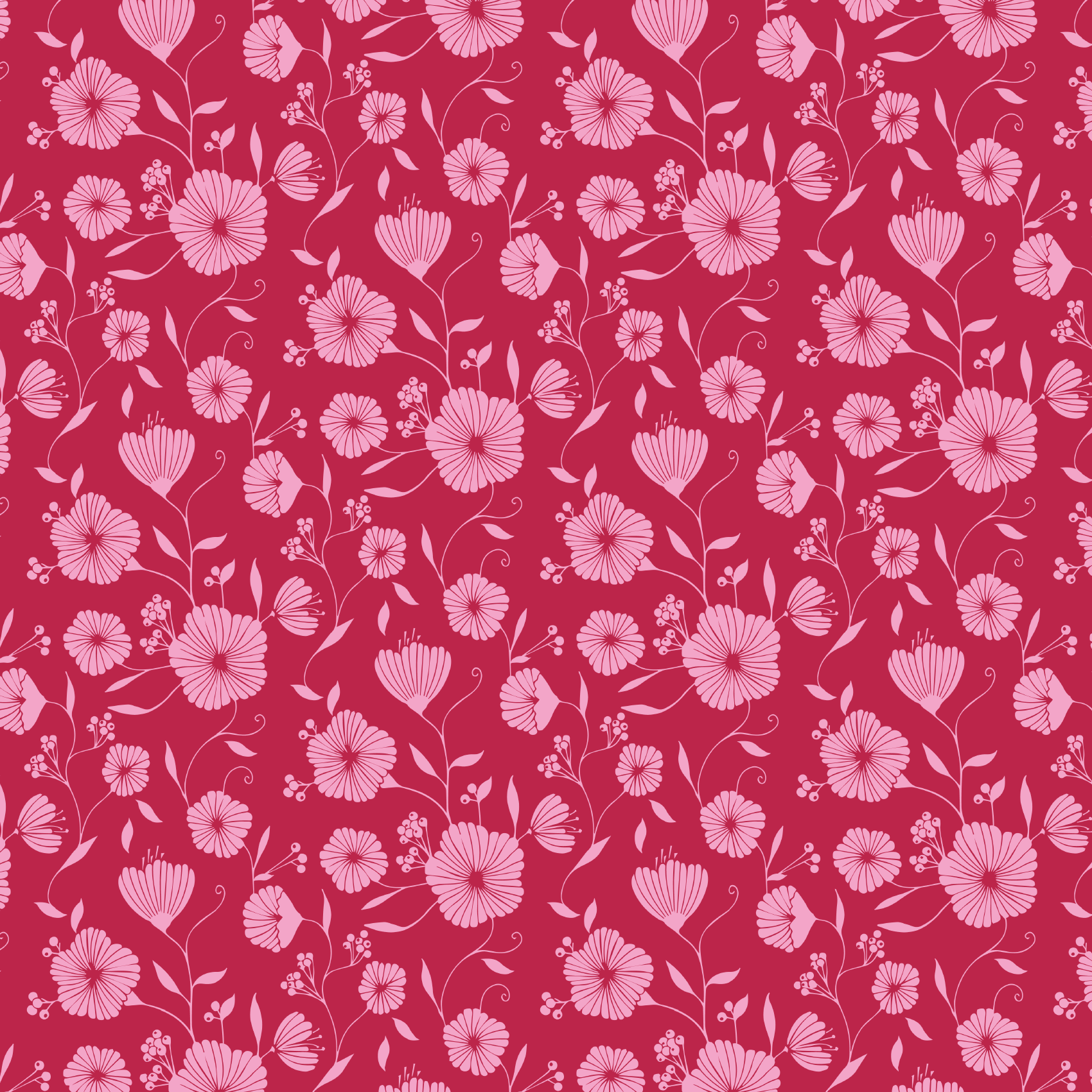 Blumenranke, magenta, Webware Blumenranke, magenta, Webware