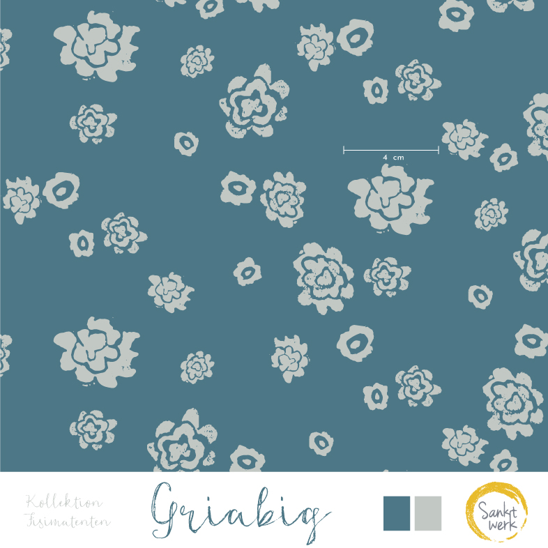 Bio Stoff  -  Griabig  - Sanktwerk, Floral & Blumen