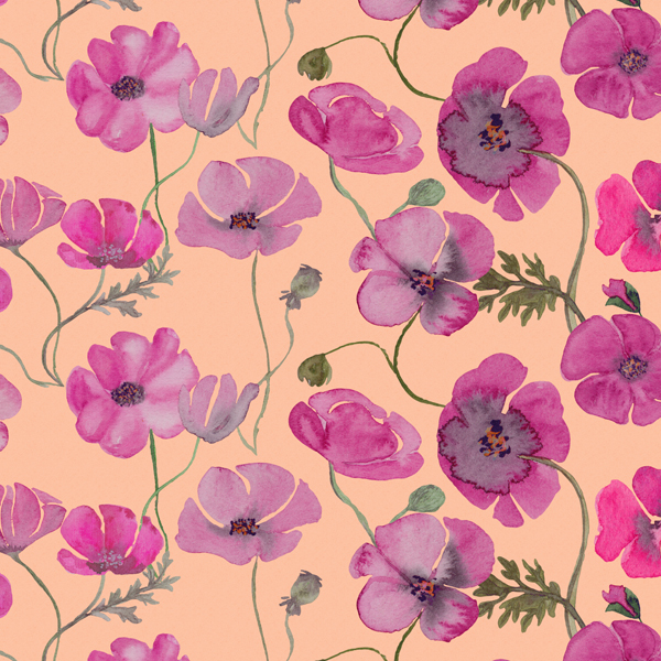 Organic fabric -  Mohna pink