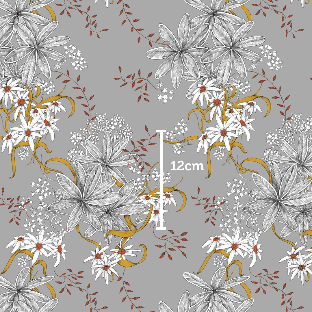 Alpenblume Grau,Webware Alpenblume Grau,Webware