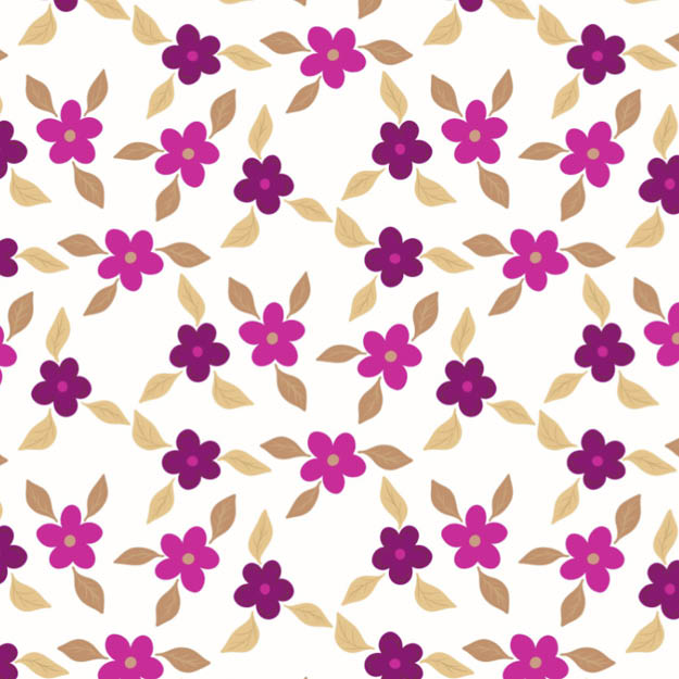 Bio Stoff - Blumen pink - misspeppels