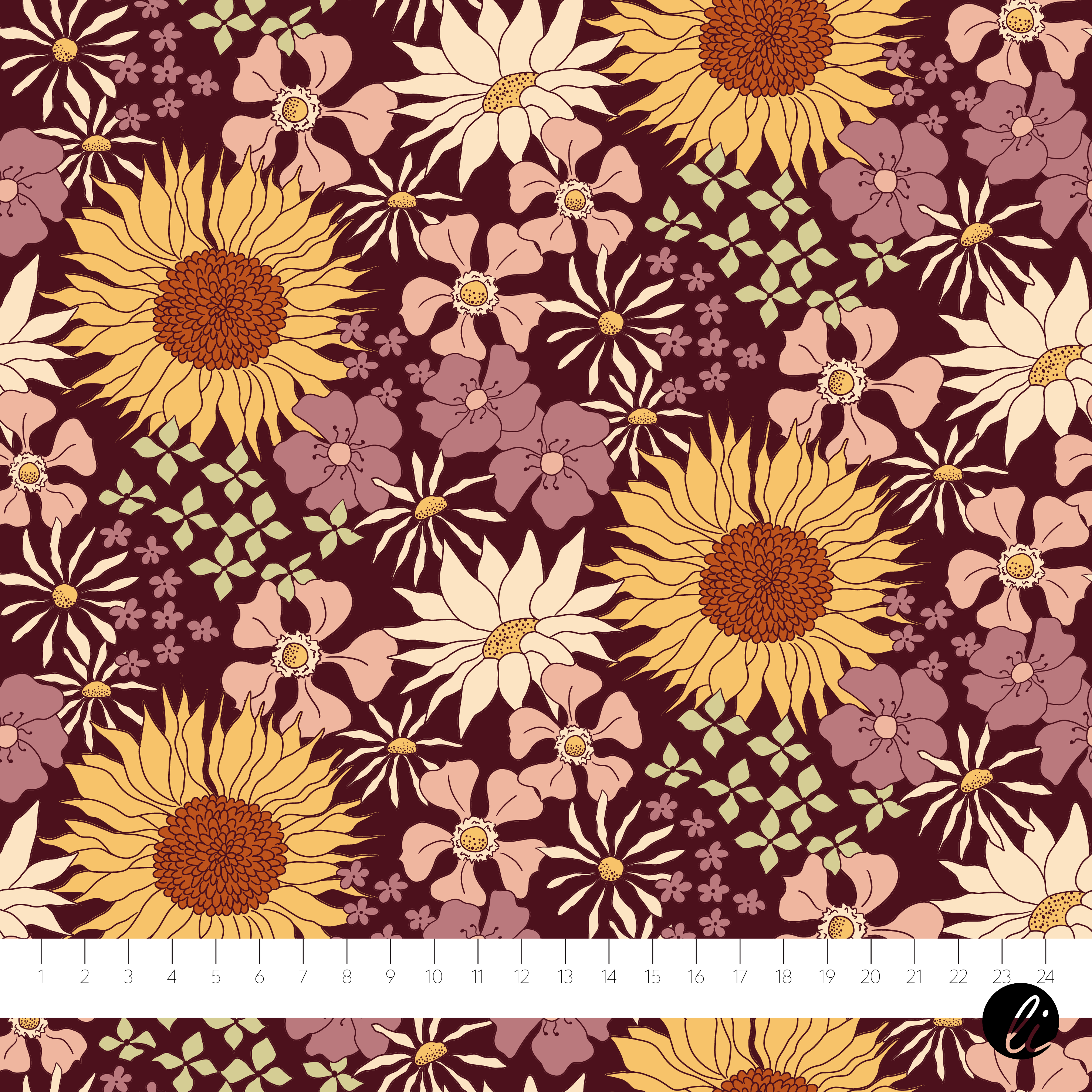 Bio Stoff - Retrospirit Blossom mauve