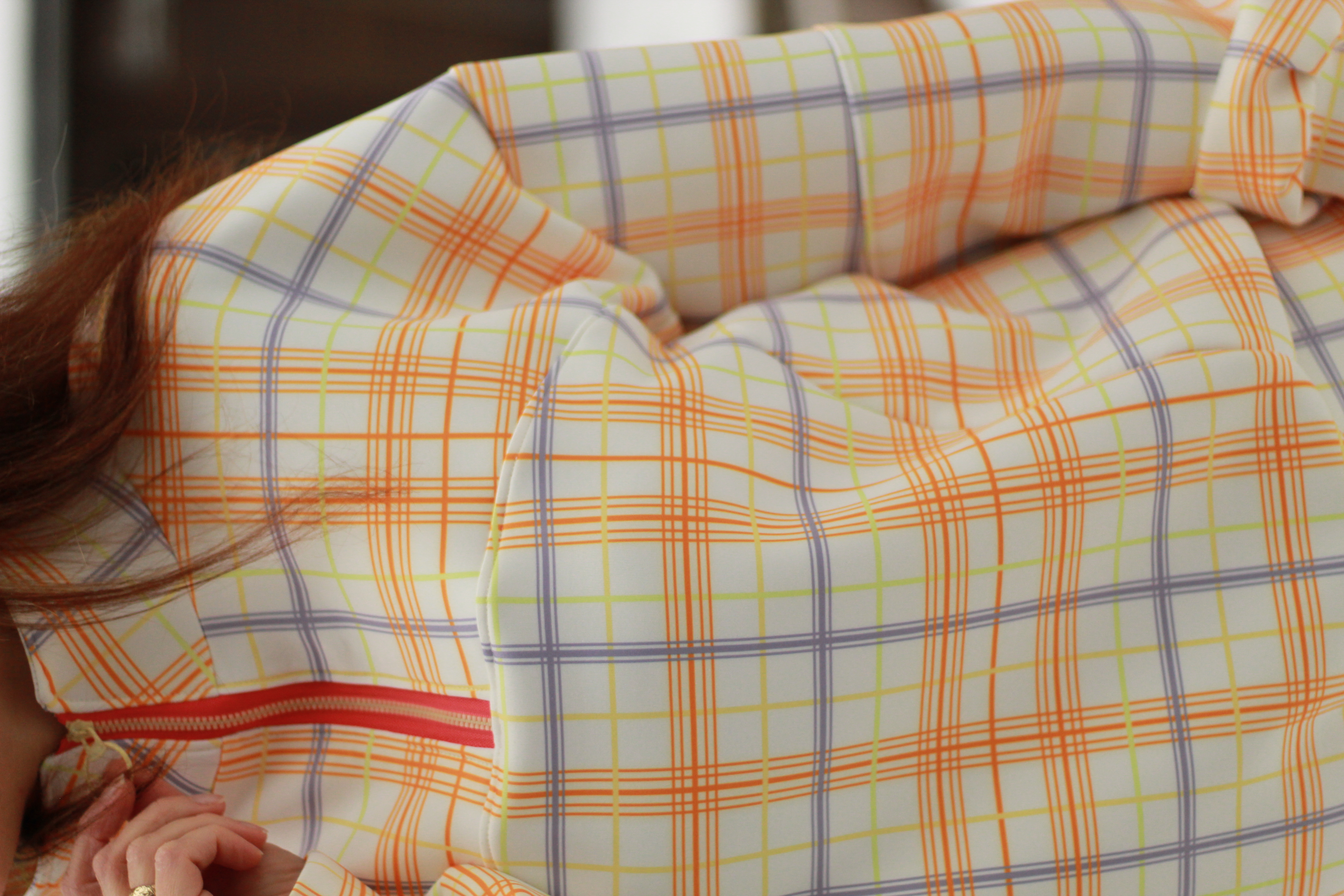 Bio Stoff - Bunt Kariert