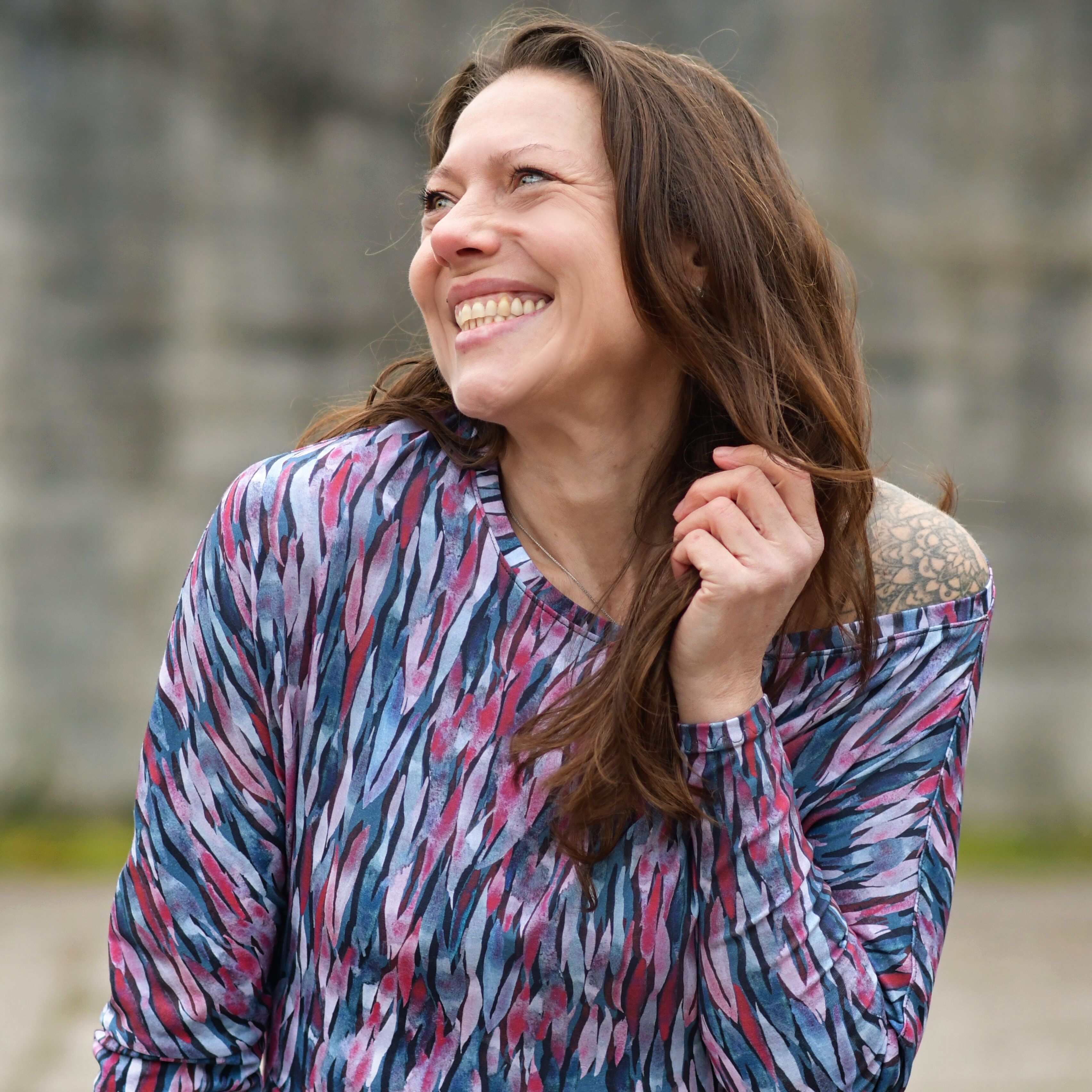 Bio Fabric - Wildstripes brown