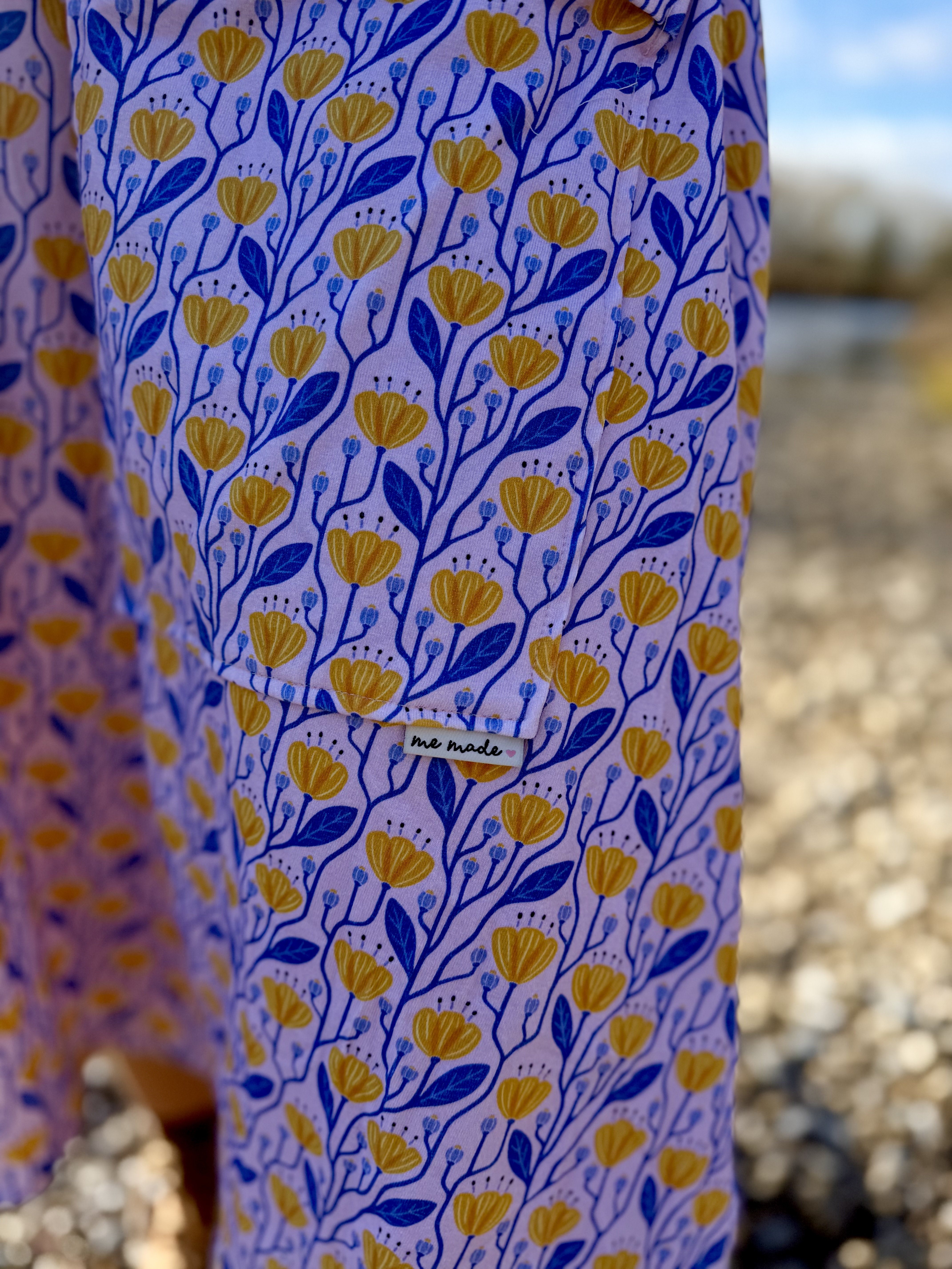 Bio Stoff  - Preppy Spring Growing Buttercups pink