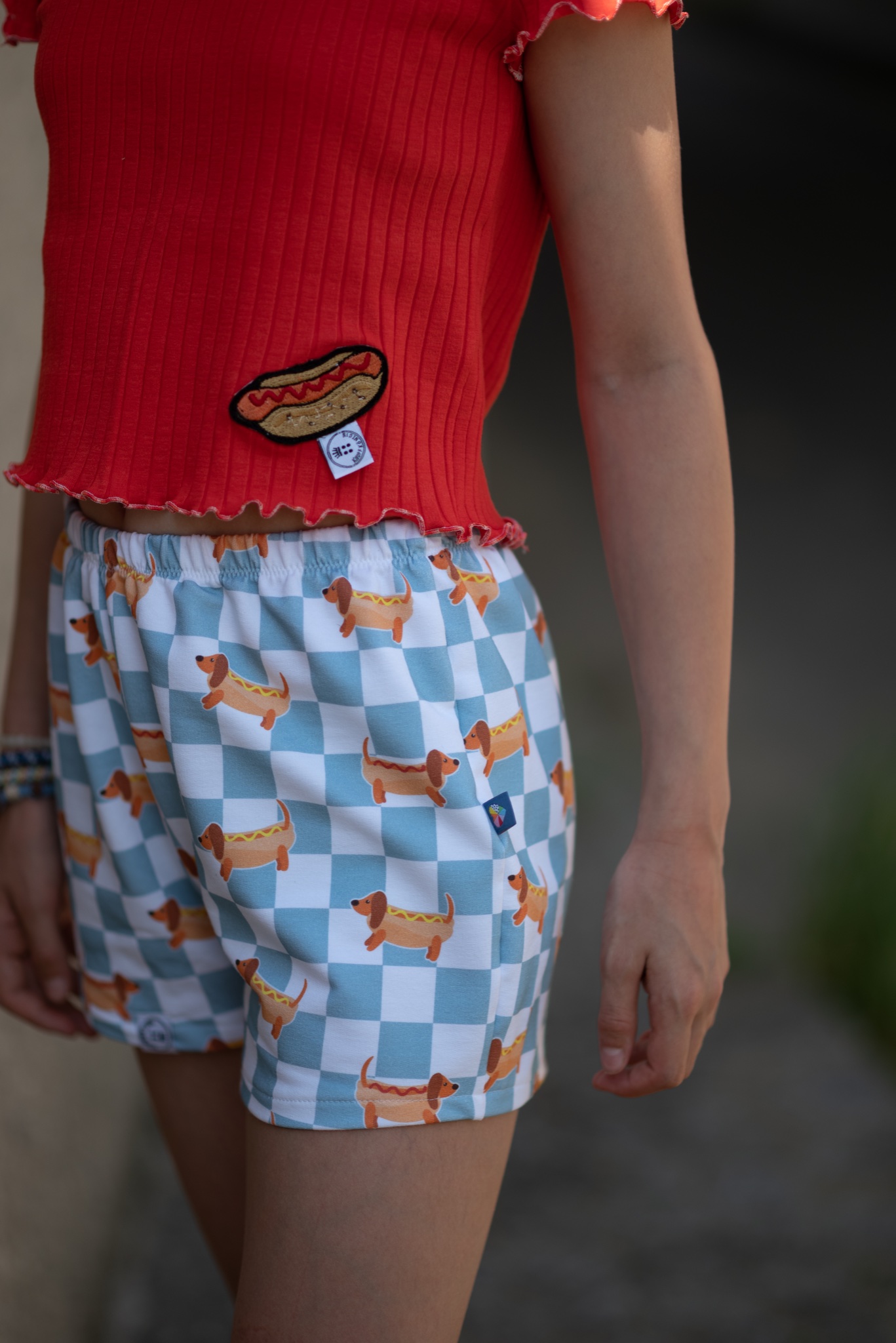 Organic fabric  -  Hot Dog