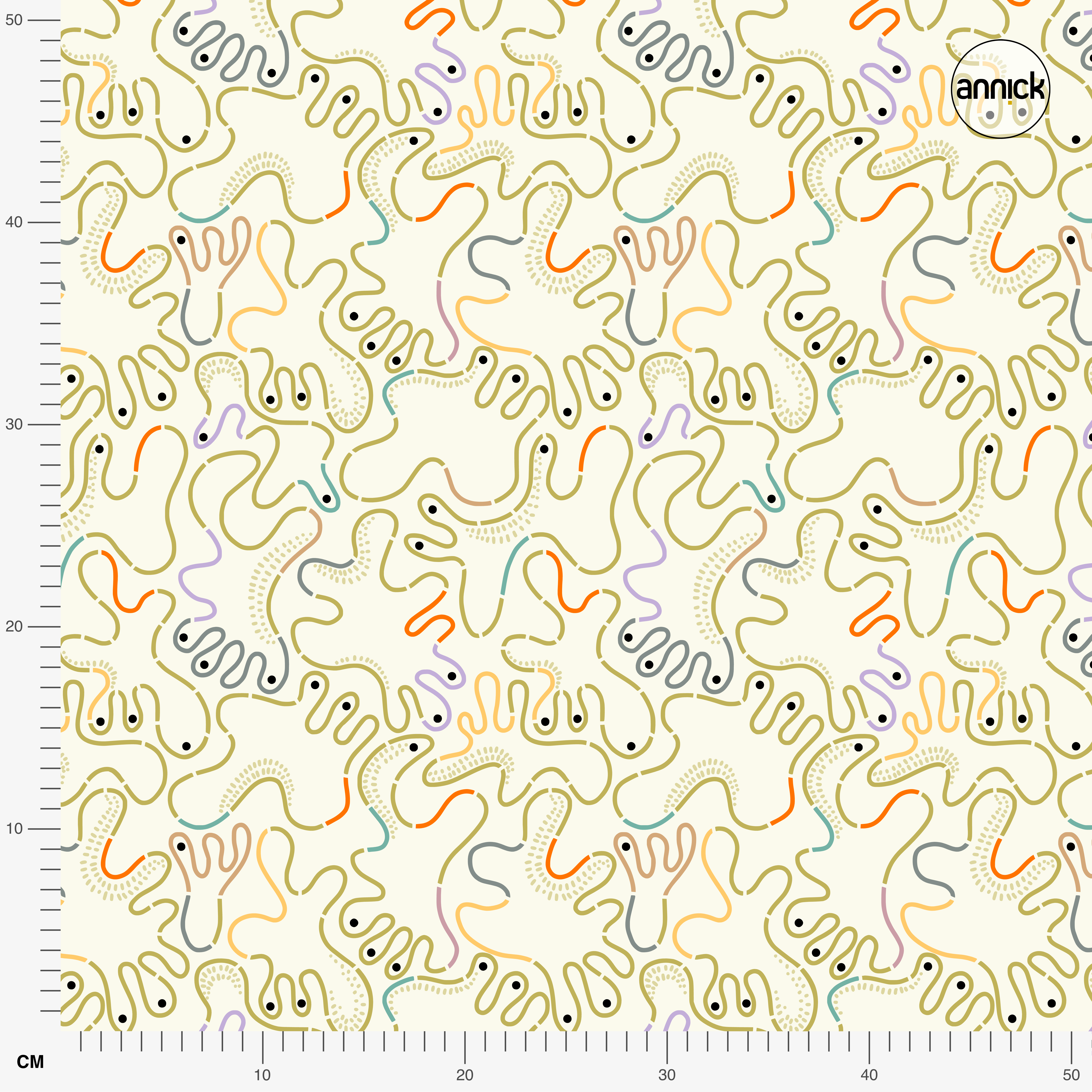 Organic fabric -  Kids Day Freak Out multicolor 