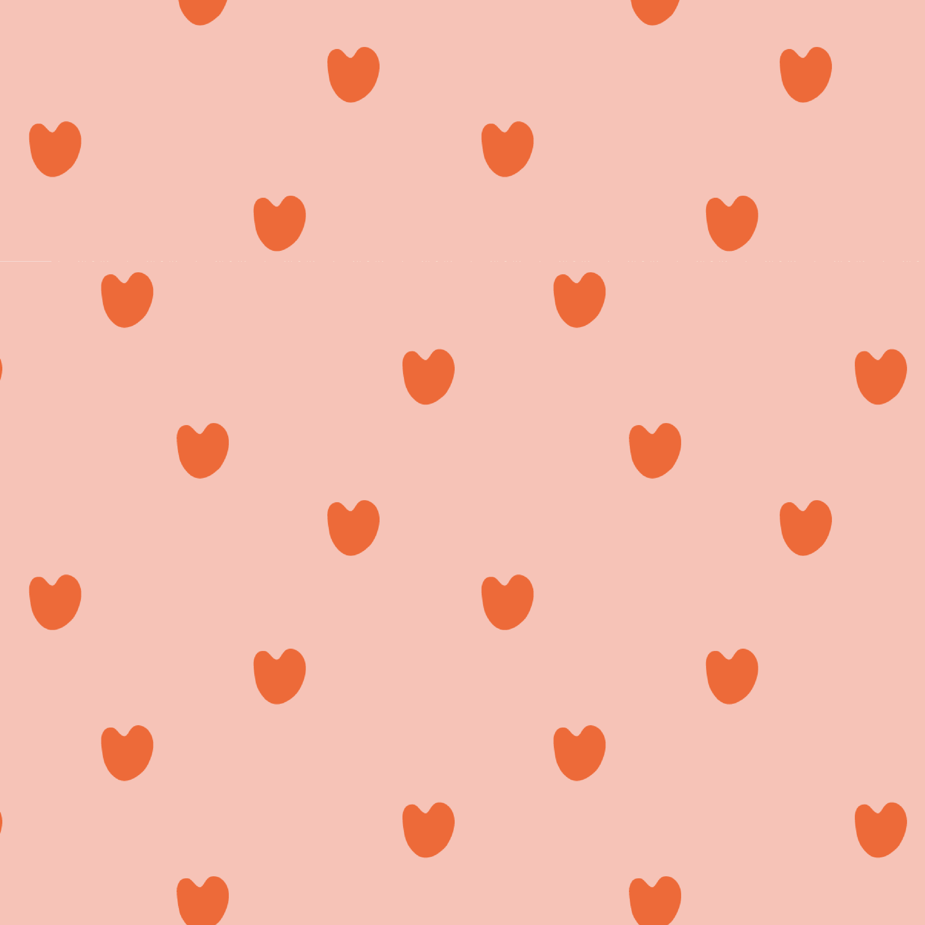 Bio Stoff  - Warm Hearts blush