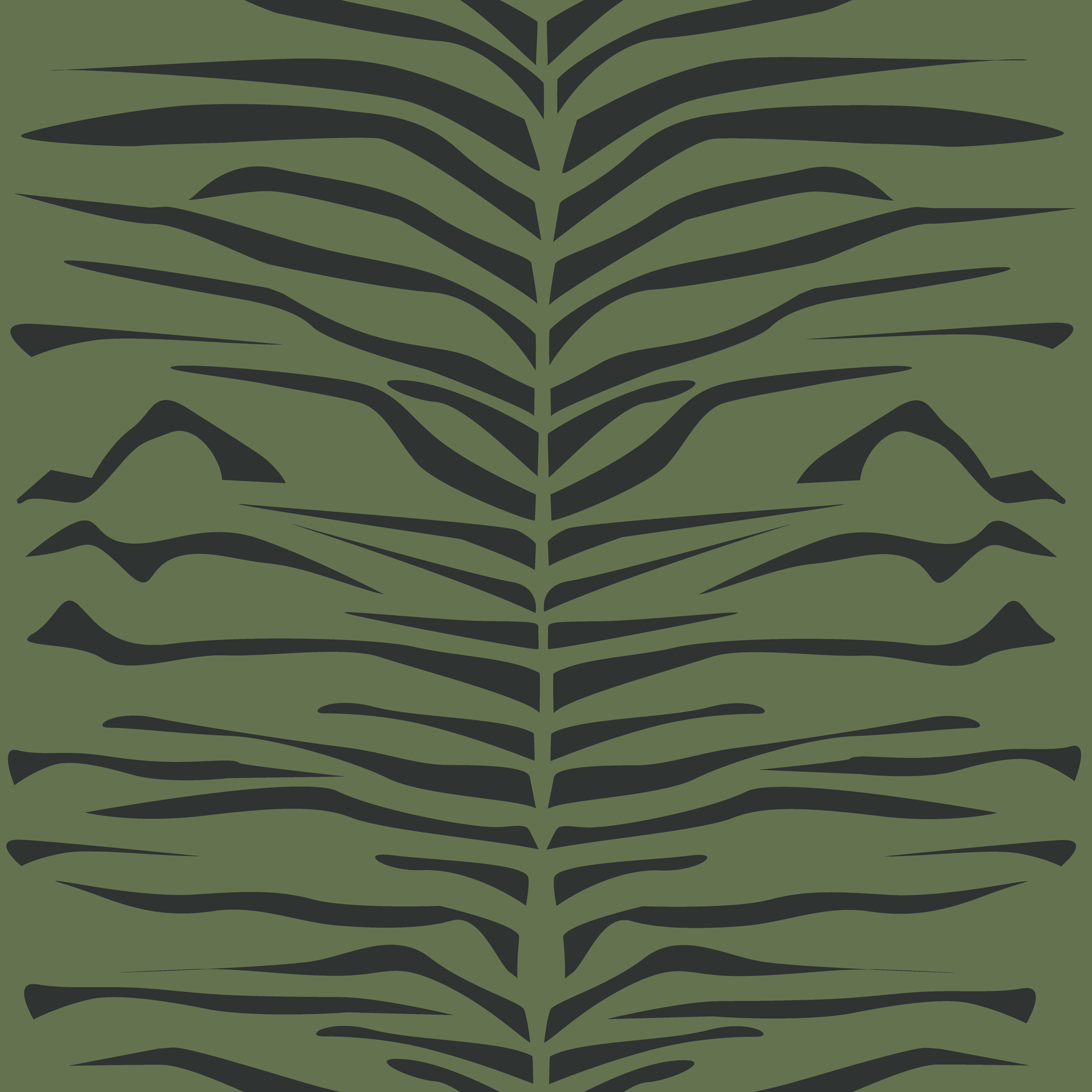 Bio Stoff - Tigerprint Olive von Andrea Muehlbauer in grün
