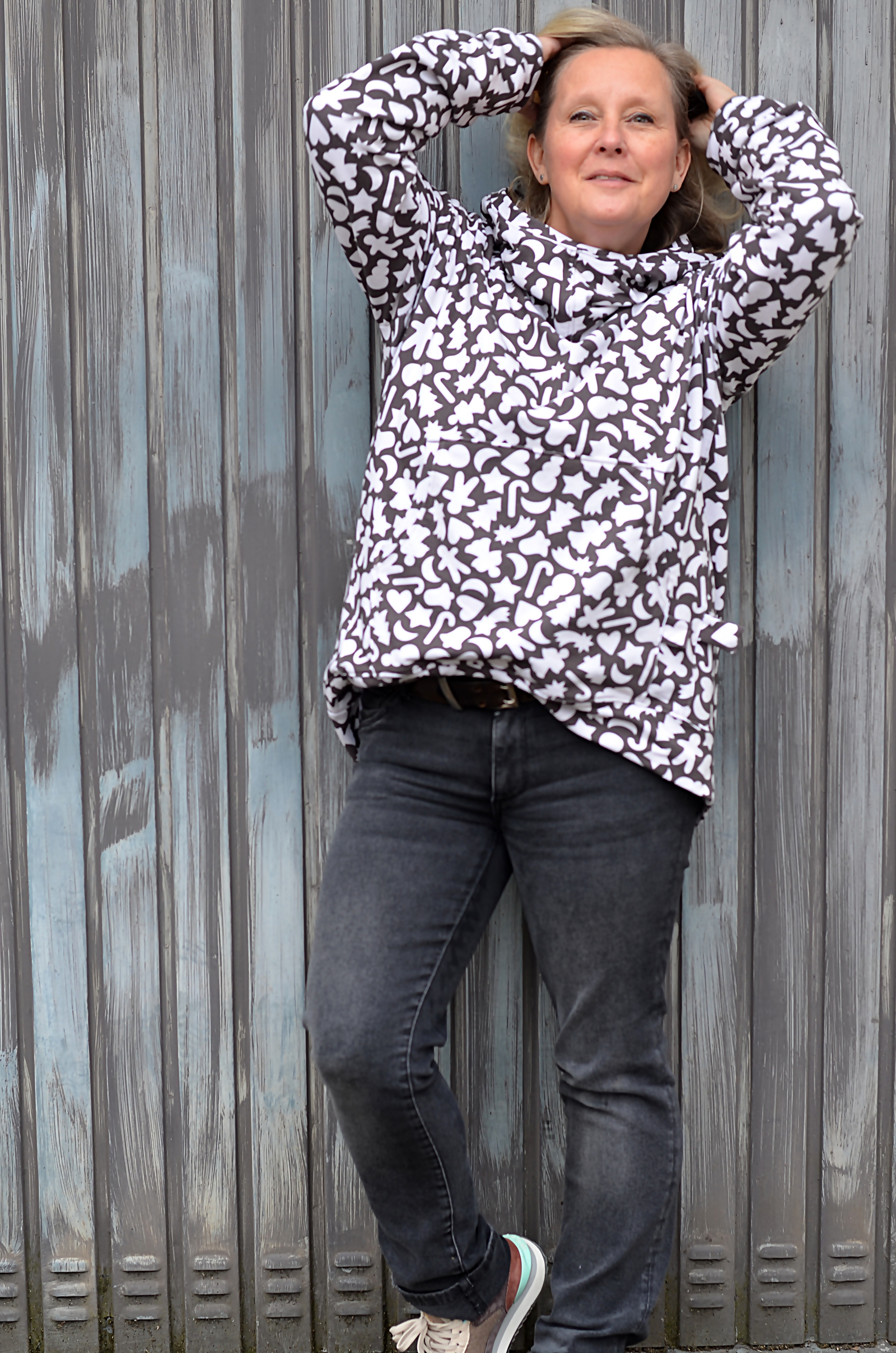 Bio Stoff - Der Duft Von Weihnachtsplätzchen türkis