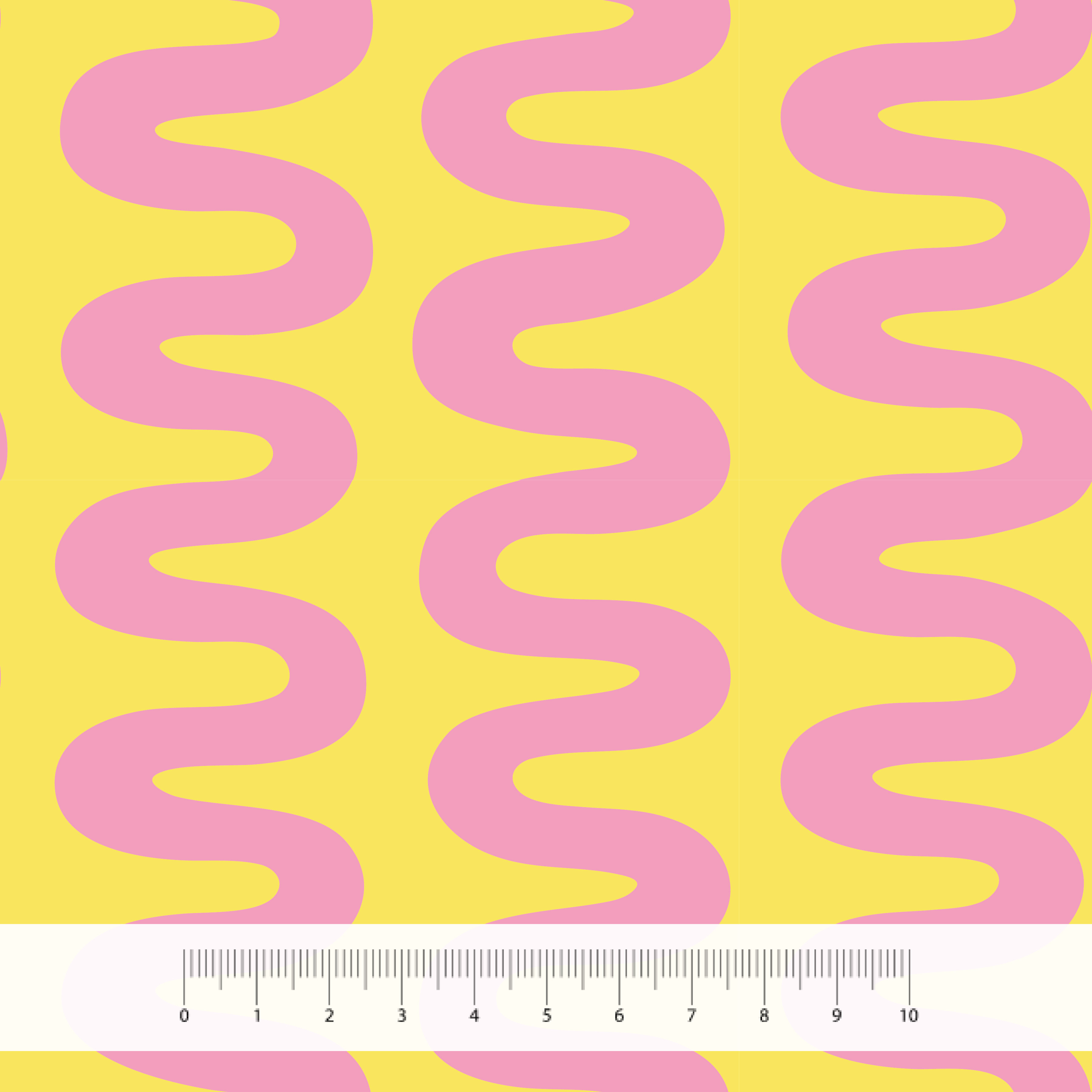 Bio Stoff - Pink Wavy von Ames Definitely Odd in rosa