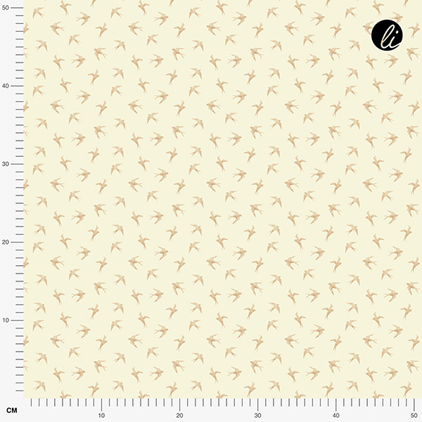 Organic fabric - Schwalben