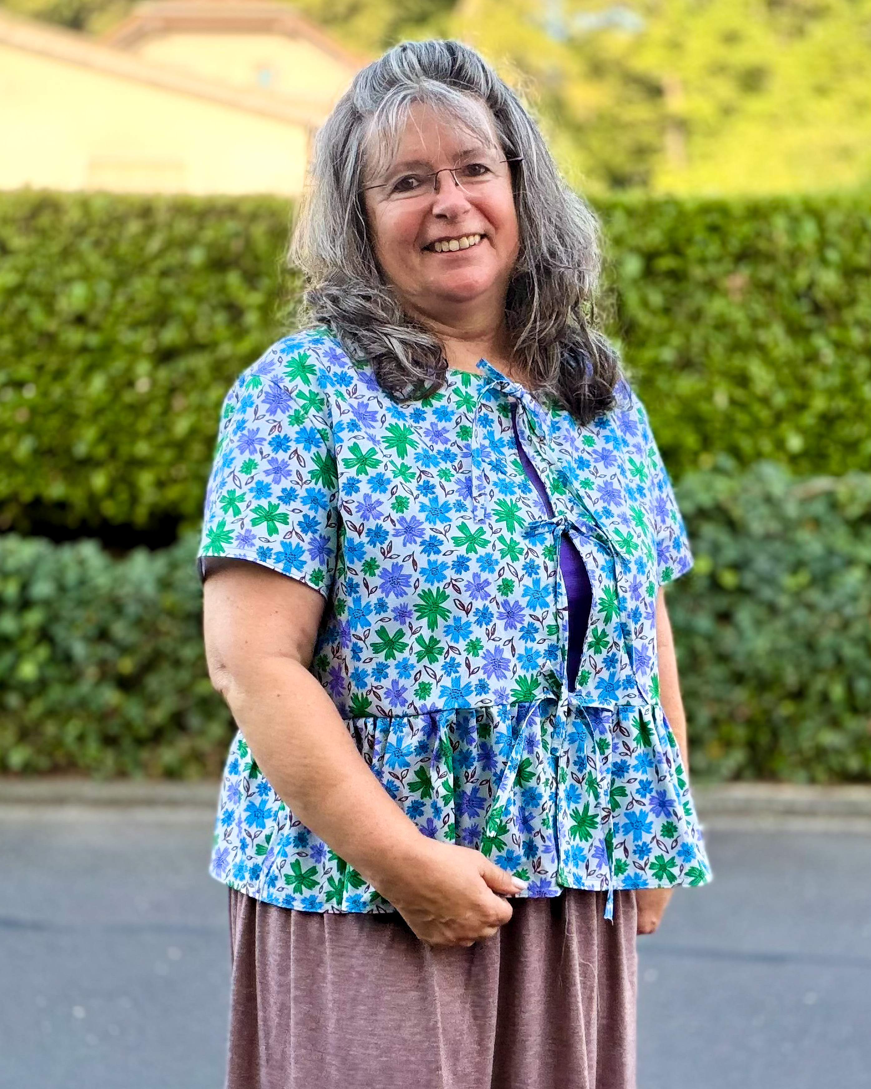 Organic fabric  - Savanna Garden