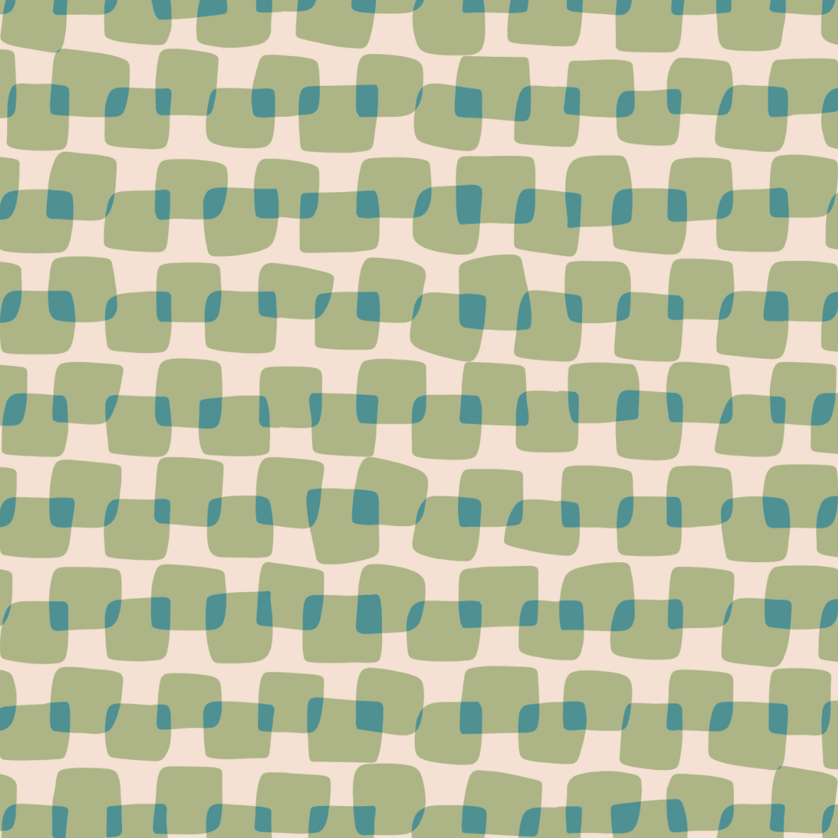 Organic fabric - Sonnenwende Streifen Spiel green