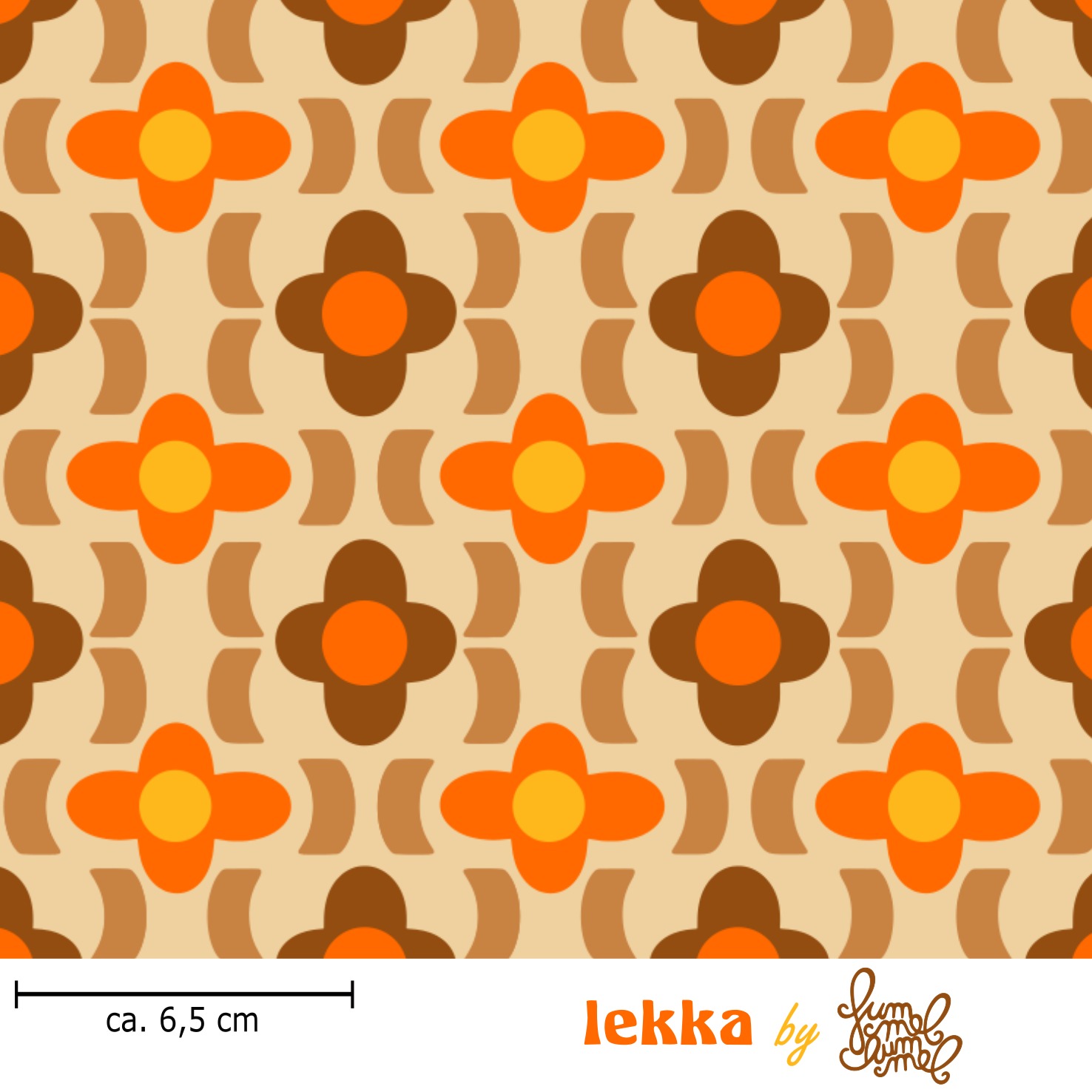 Bio Stoff - Lekka Beige von Fummelhummel in beige