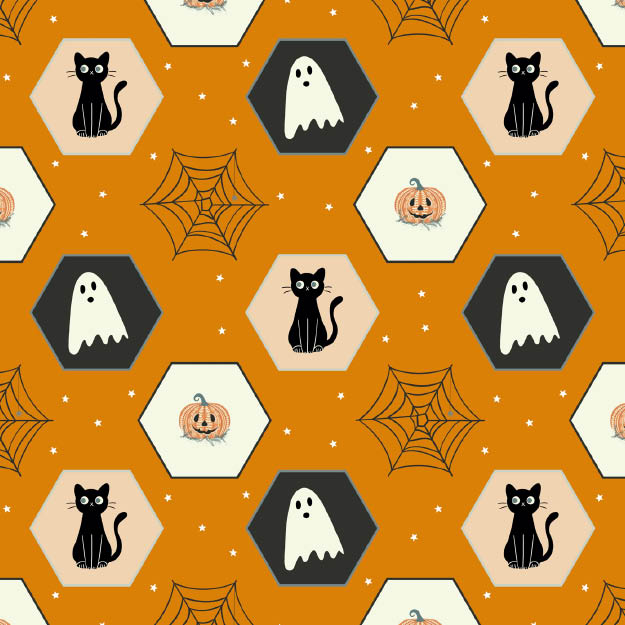 Bio Stoff - Halloween orange - misspeppels