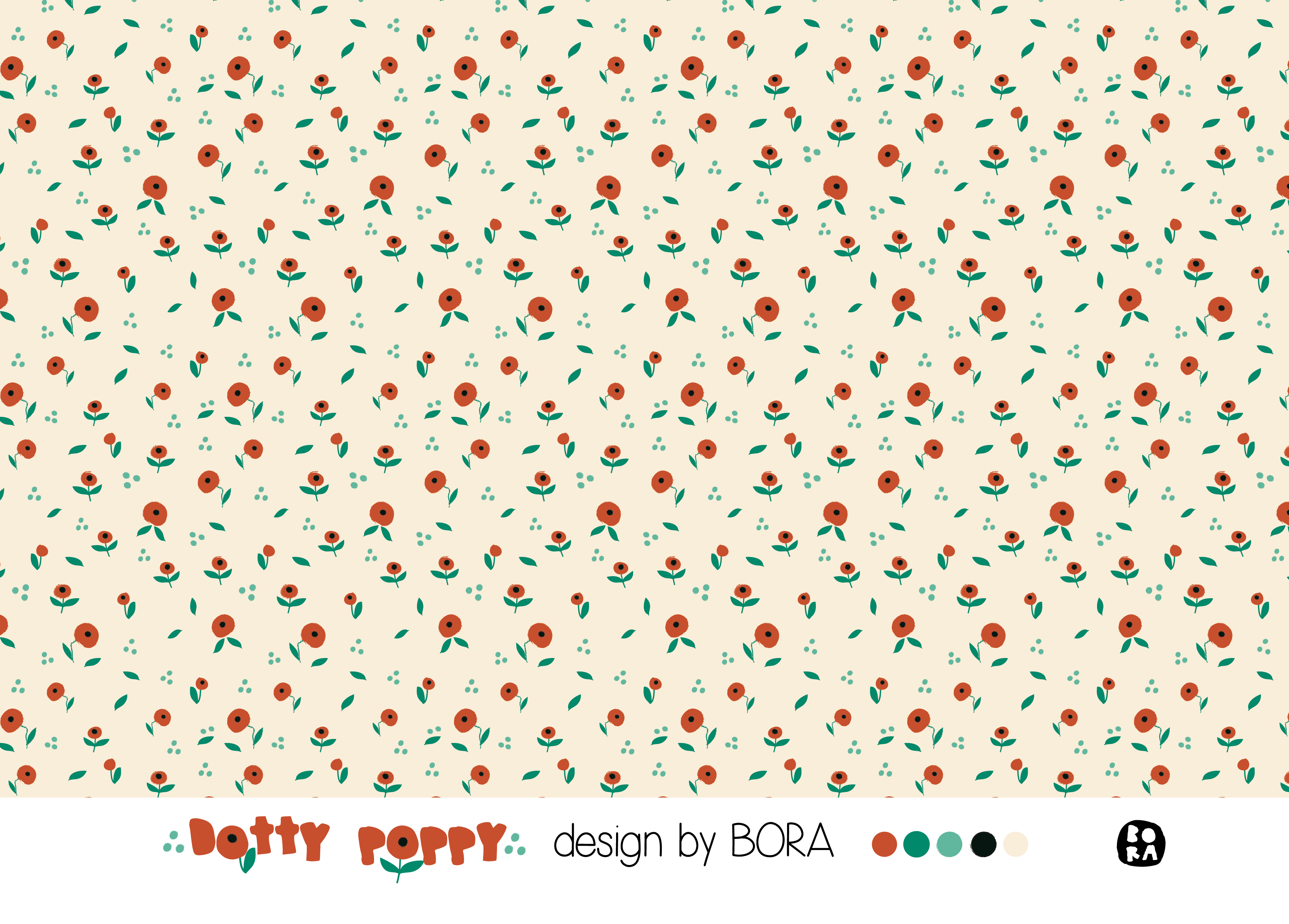 Bio Stoff  -  Dotty Poppy